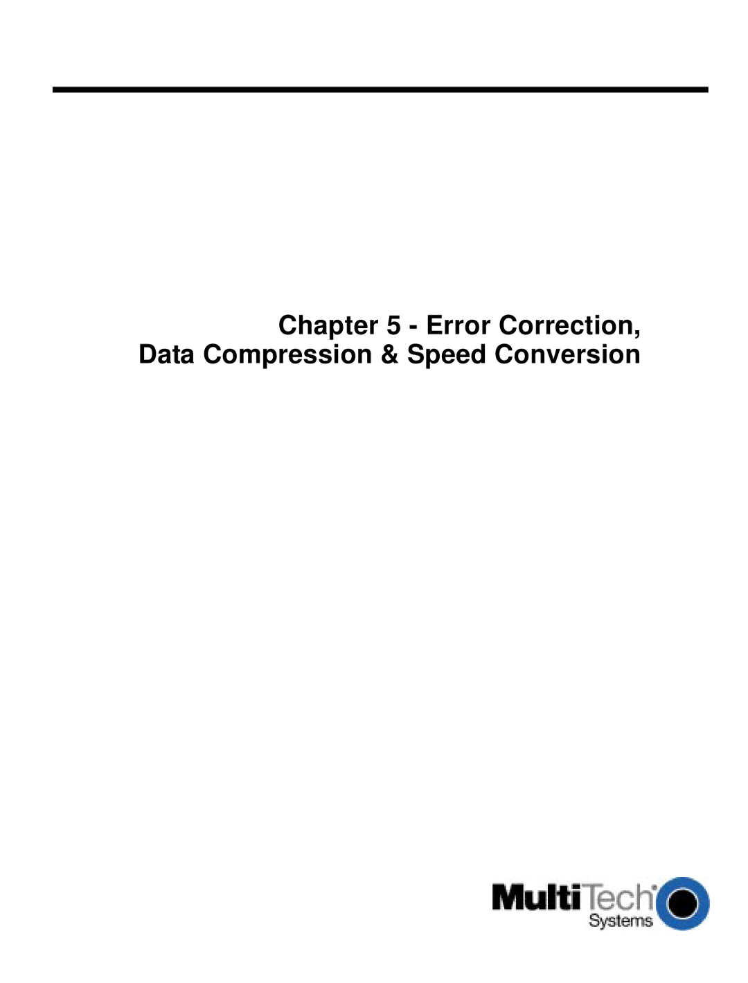 Multi-Tech Systems MT2834MR6 manual Error Correction, Data Compression & Speed Conversion 