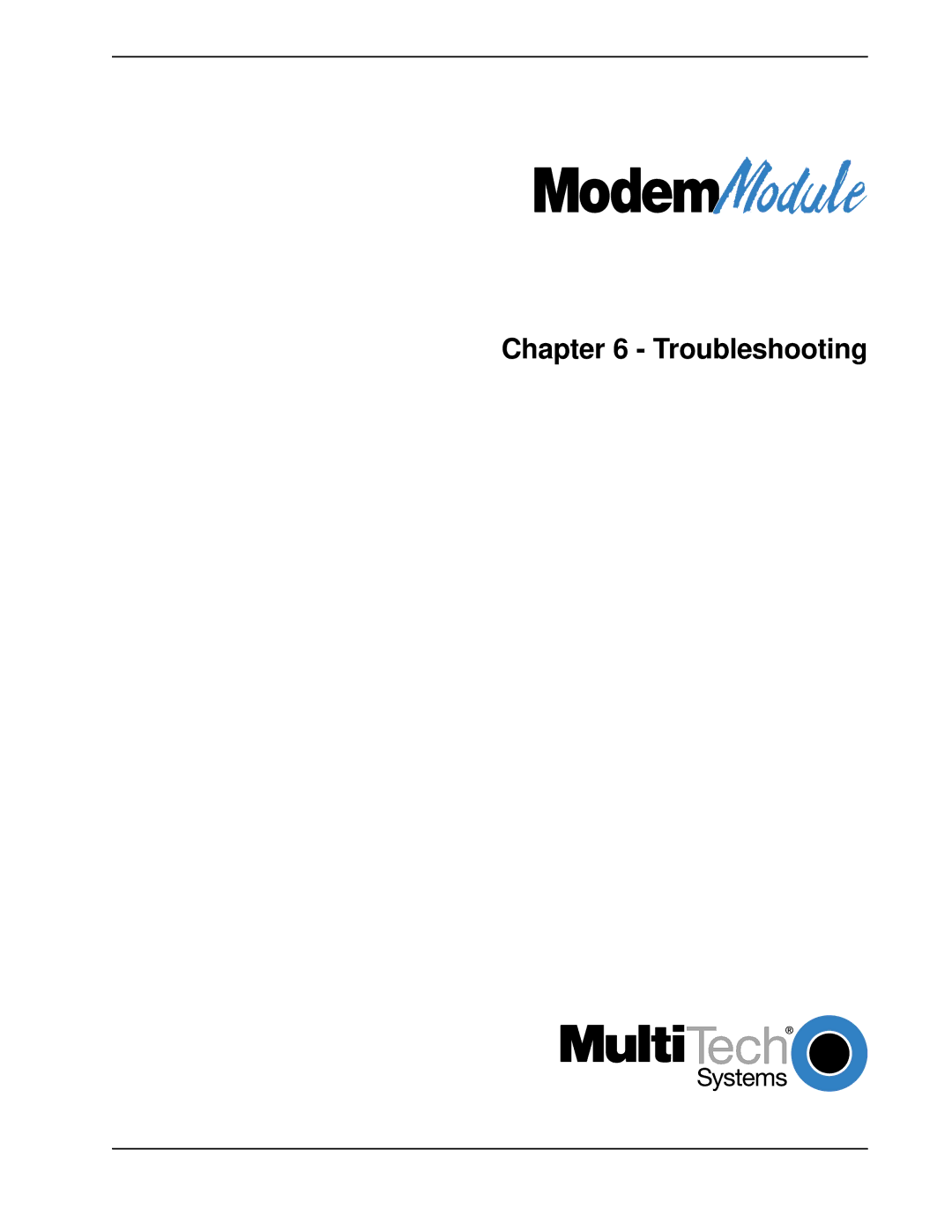 Multi-Tech Systems MT3334SMI manual Troubleshooting 