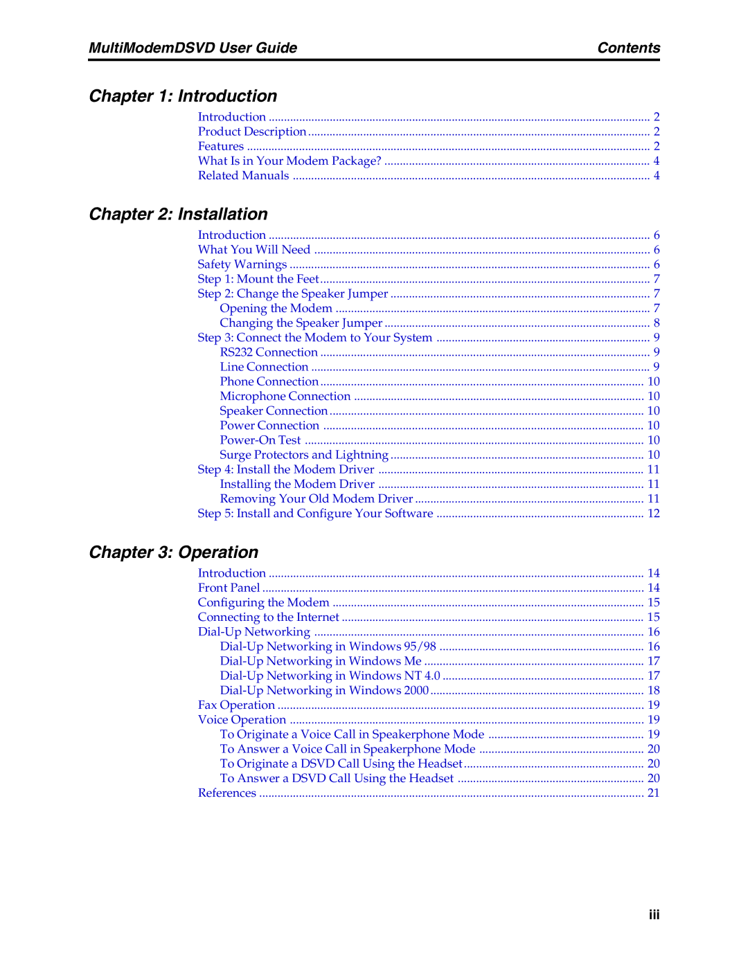 Multi-Tech Systems MT5600DSVD manual Introduction 