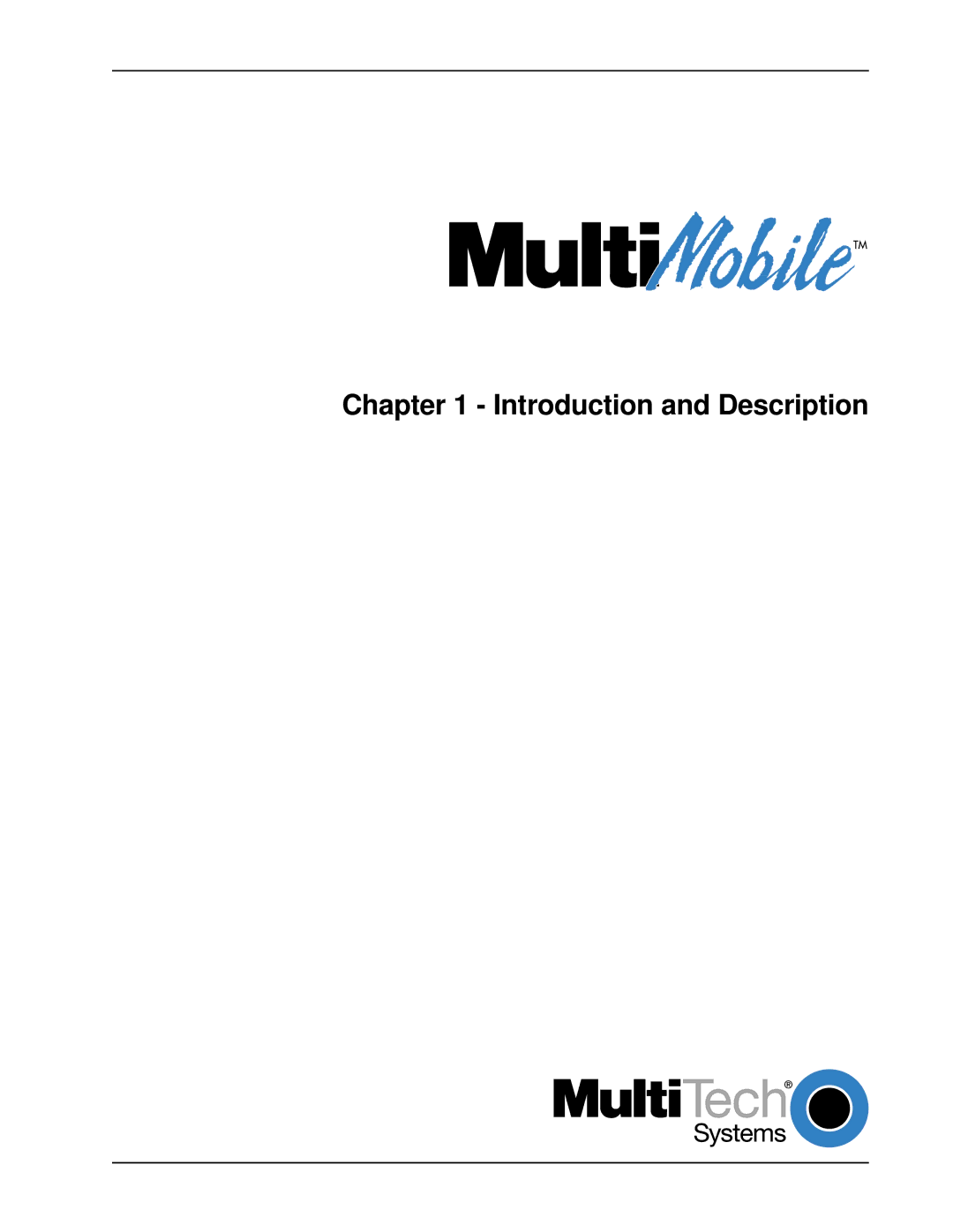 Multi-Tech Systems MT5634ZLXE-T, MT5634ZLX 2 manual Introduction and Description 