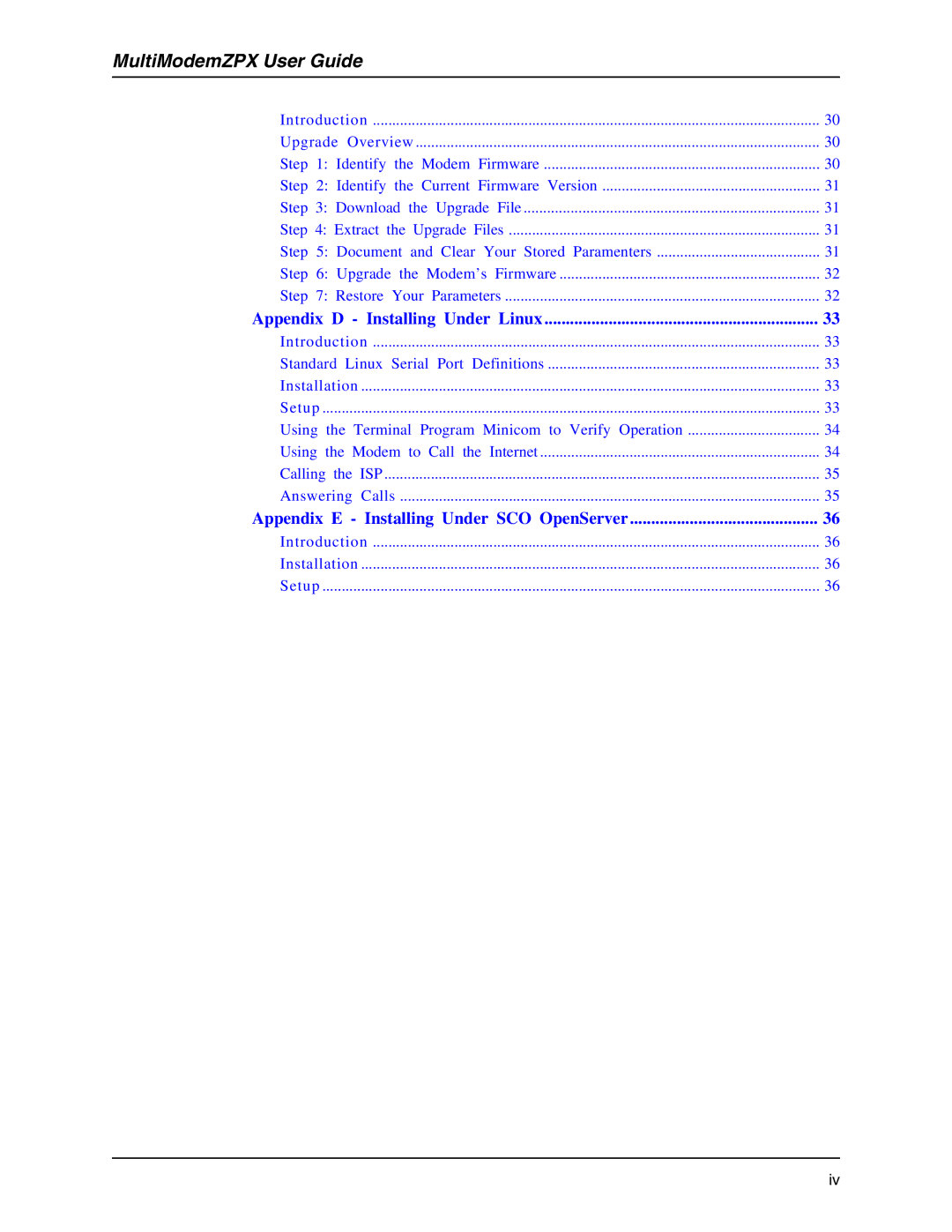 Multi-Tech Systems MT5634ZPX-PCI-U manual MultiModemZPX User Guide 