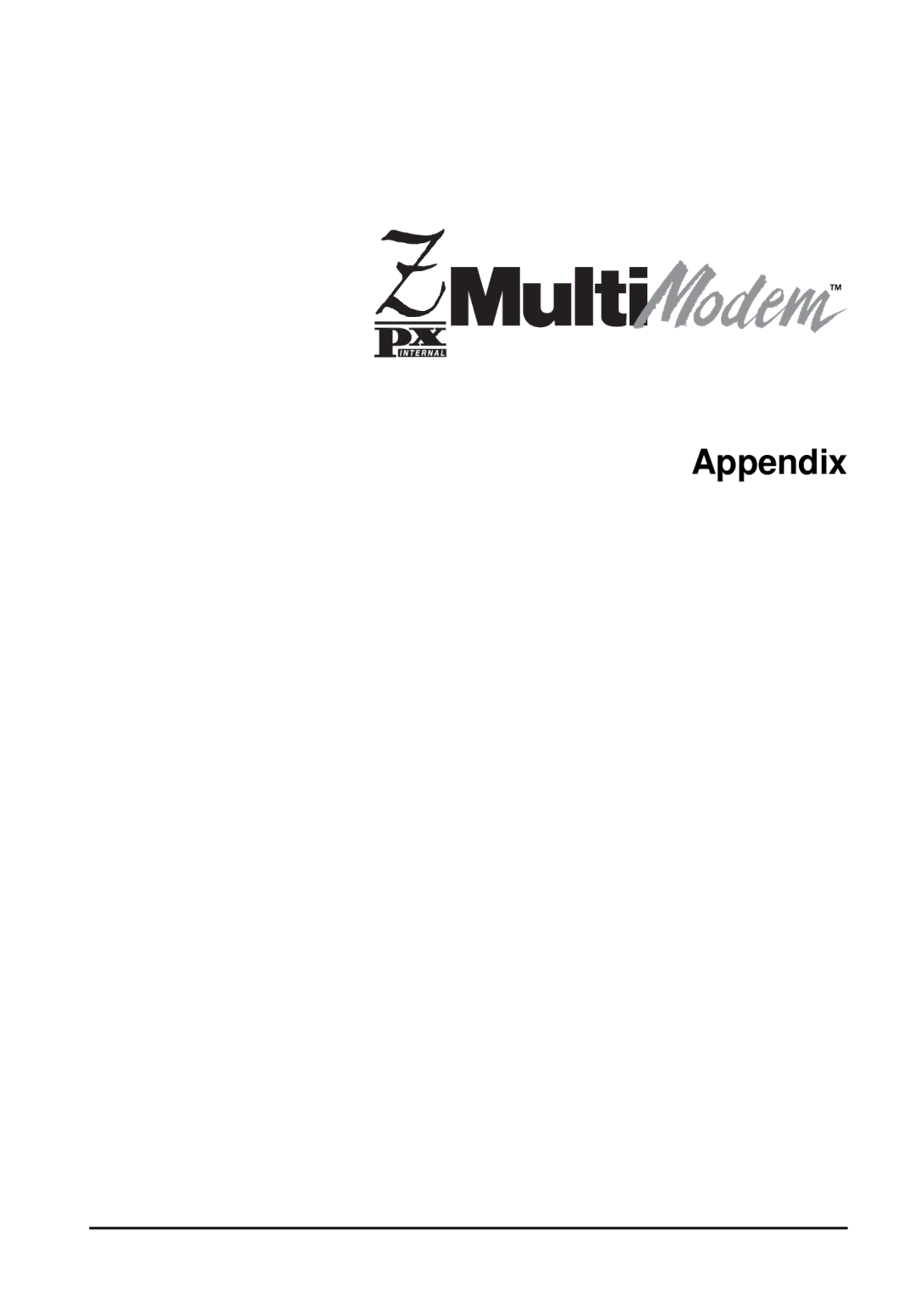 Multi-Tech Systems MT5634ZPX-PCI owner manual Appendix 