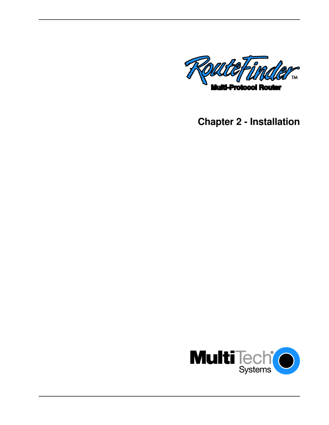 Multi-Tech Systems MTASR1-100 manual Installation 