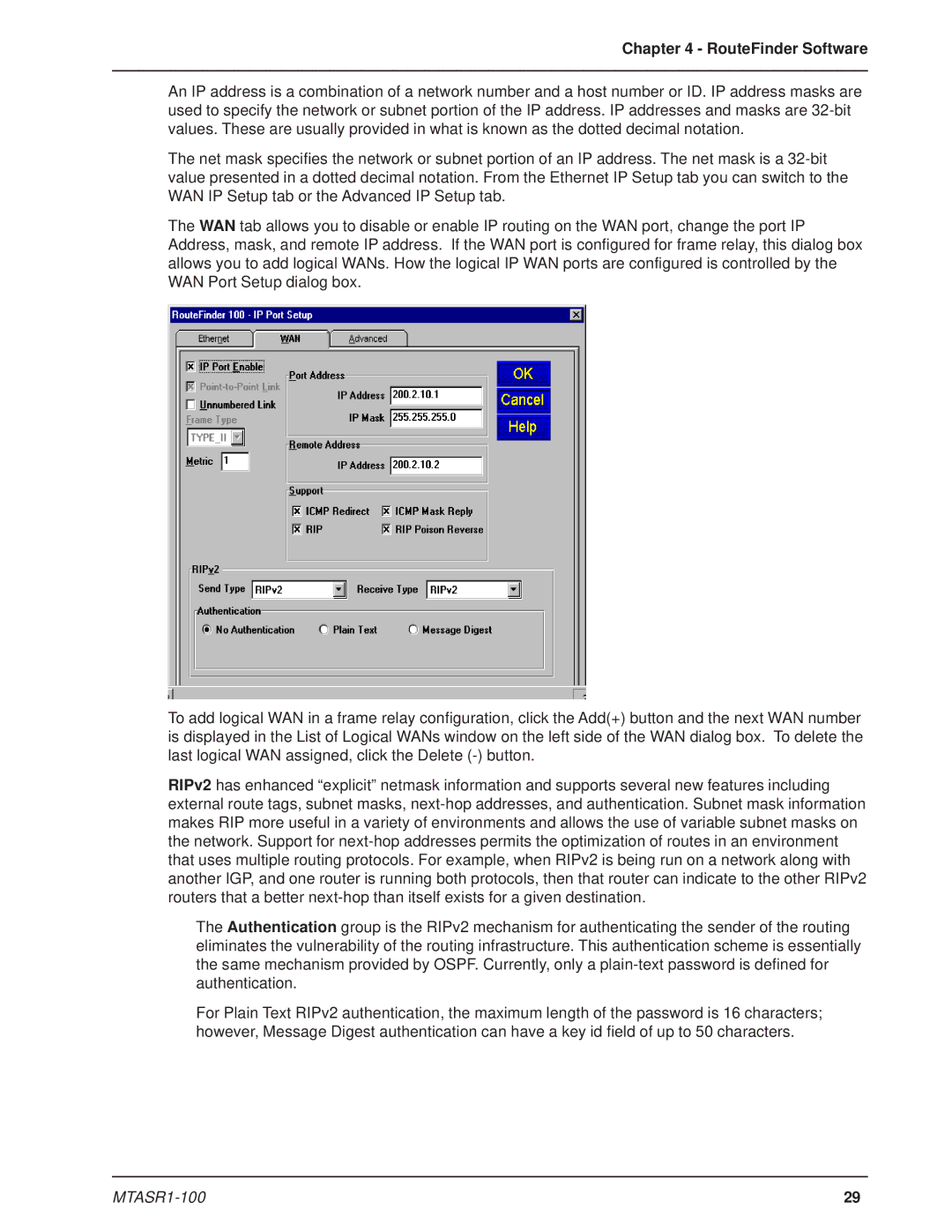 Multi-Tech Systems MTASR1-100 manual RouteFinder Software 