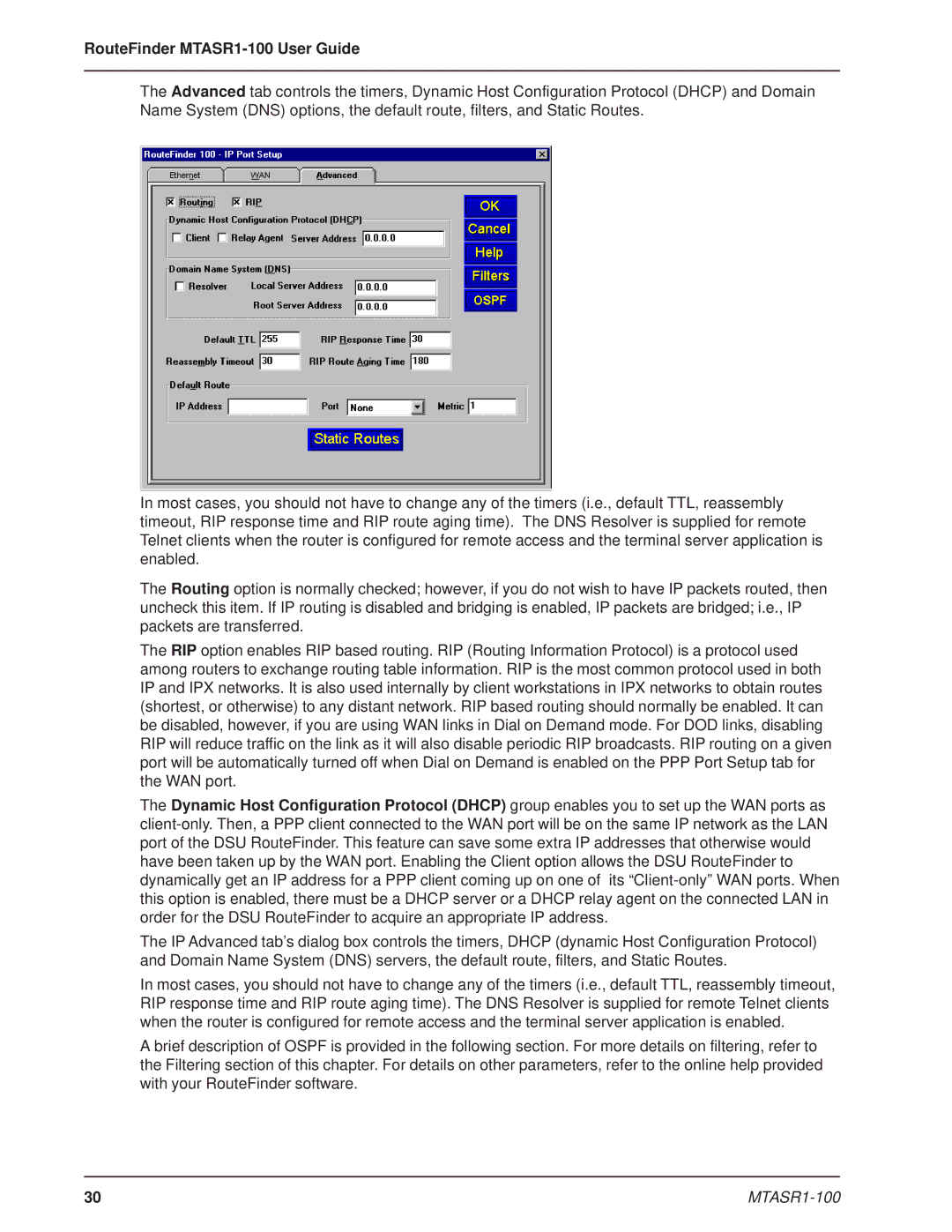 Multi-Tech Systems MTASR1-100 manual 