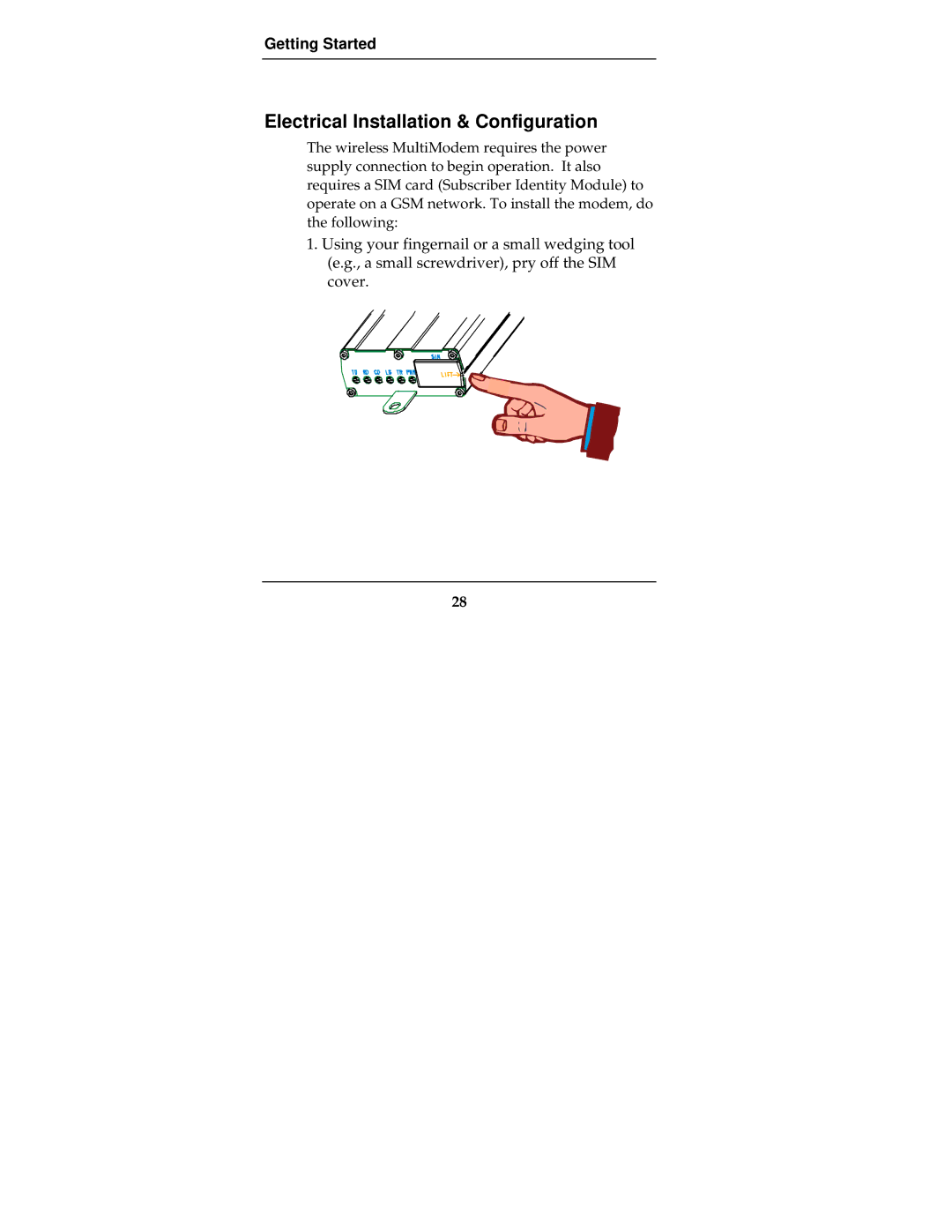 Multi-Tech Systems MTCBA-G-F2 manual Electrical Installation & Configuration 