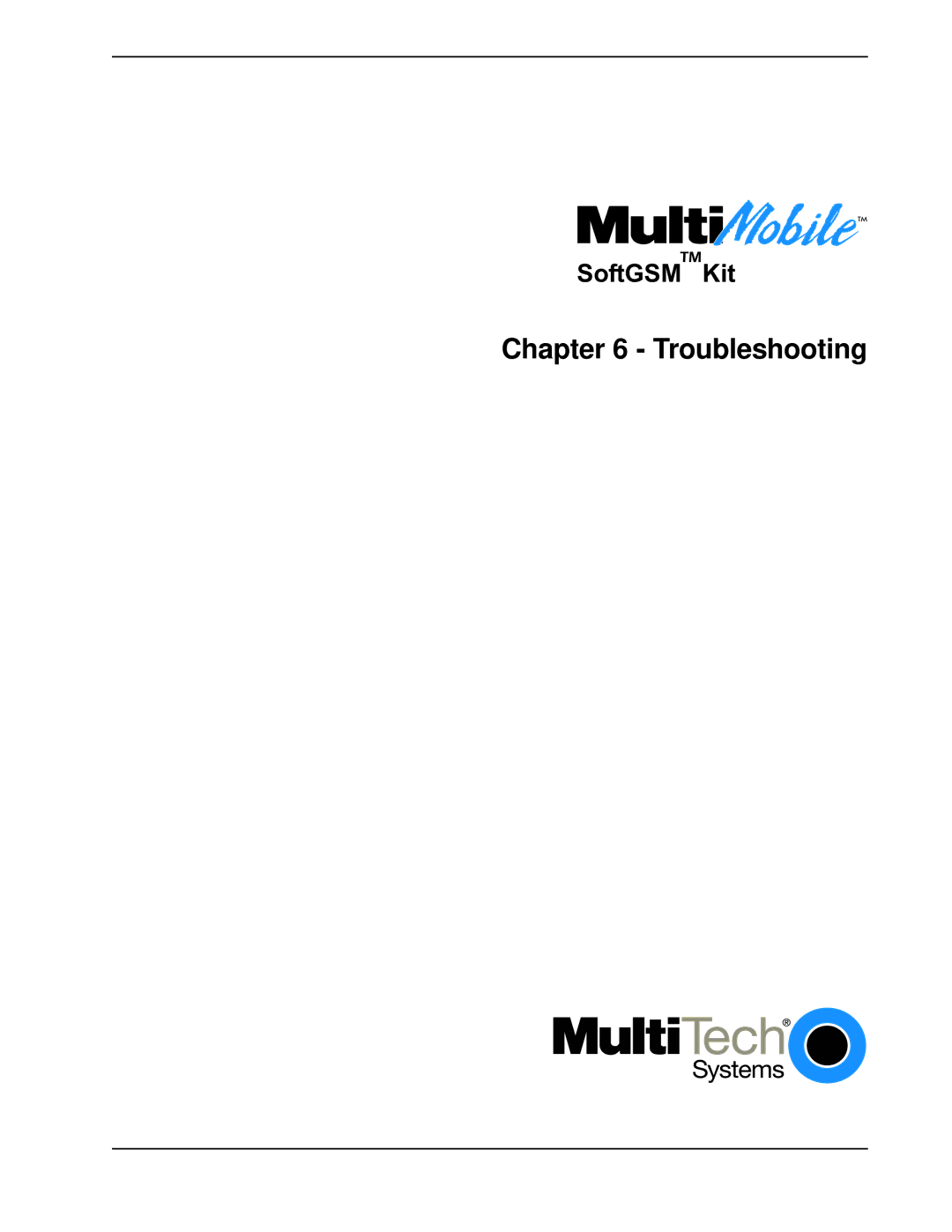 Multi-Tech Systems MTSGSM manual Troubleshooting 