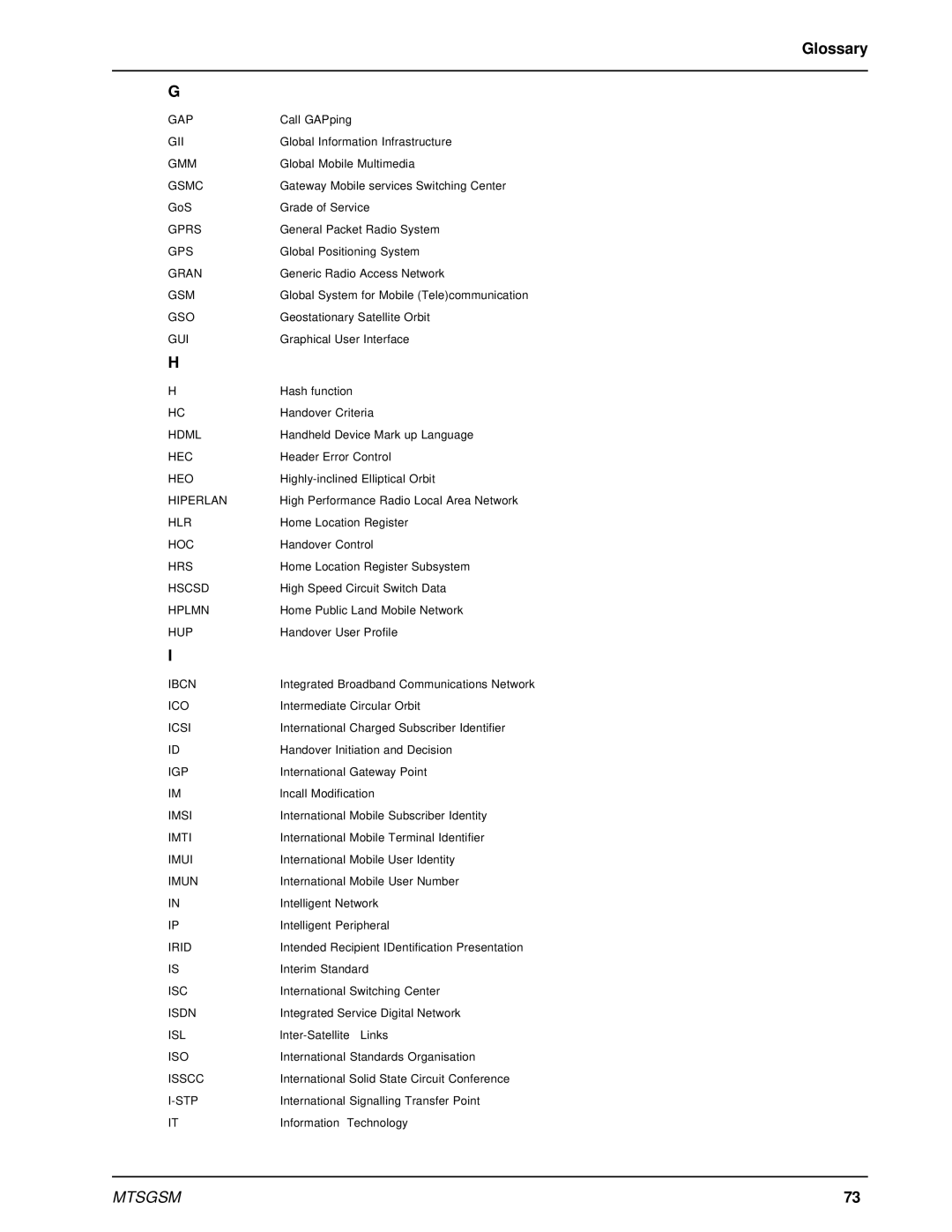 Multi-Tech Systems MTSGSM manual Gap 