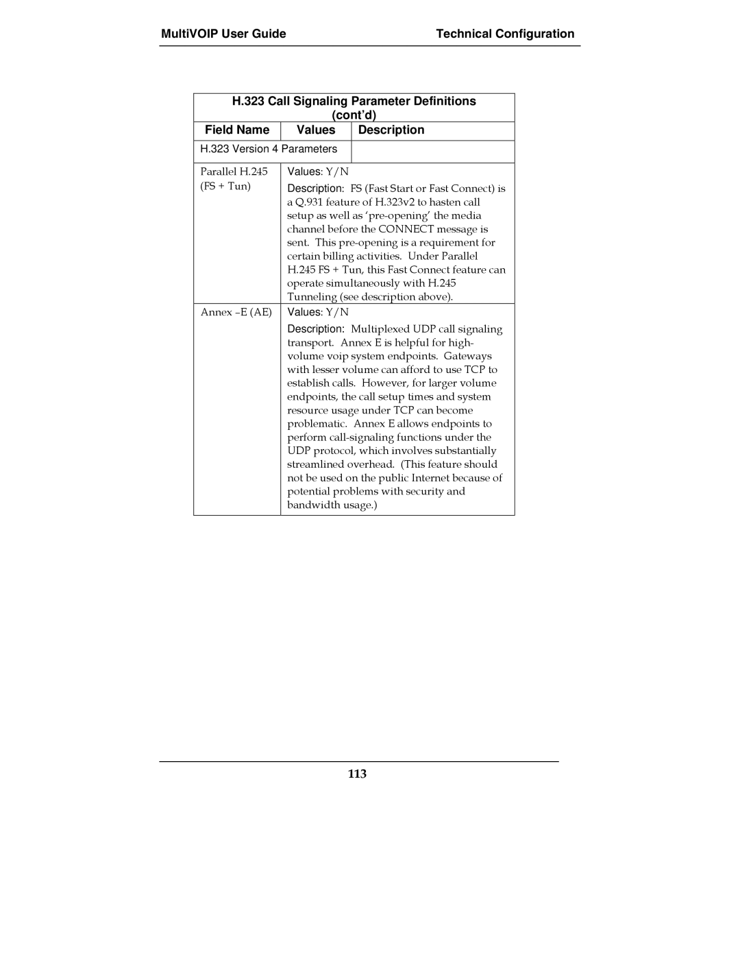 Multi-Tech Systems E1, MultiVOIPTM, MVP-2410, MVP-3010 manual 113 