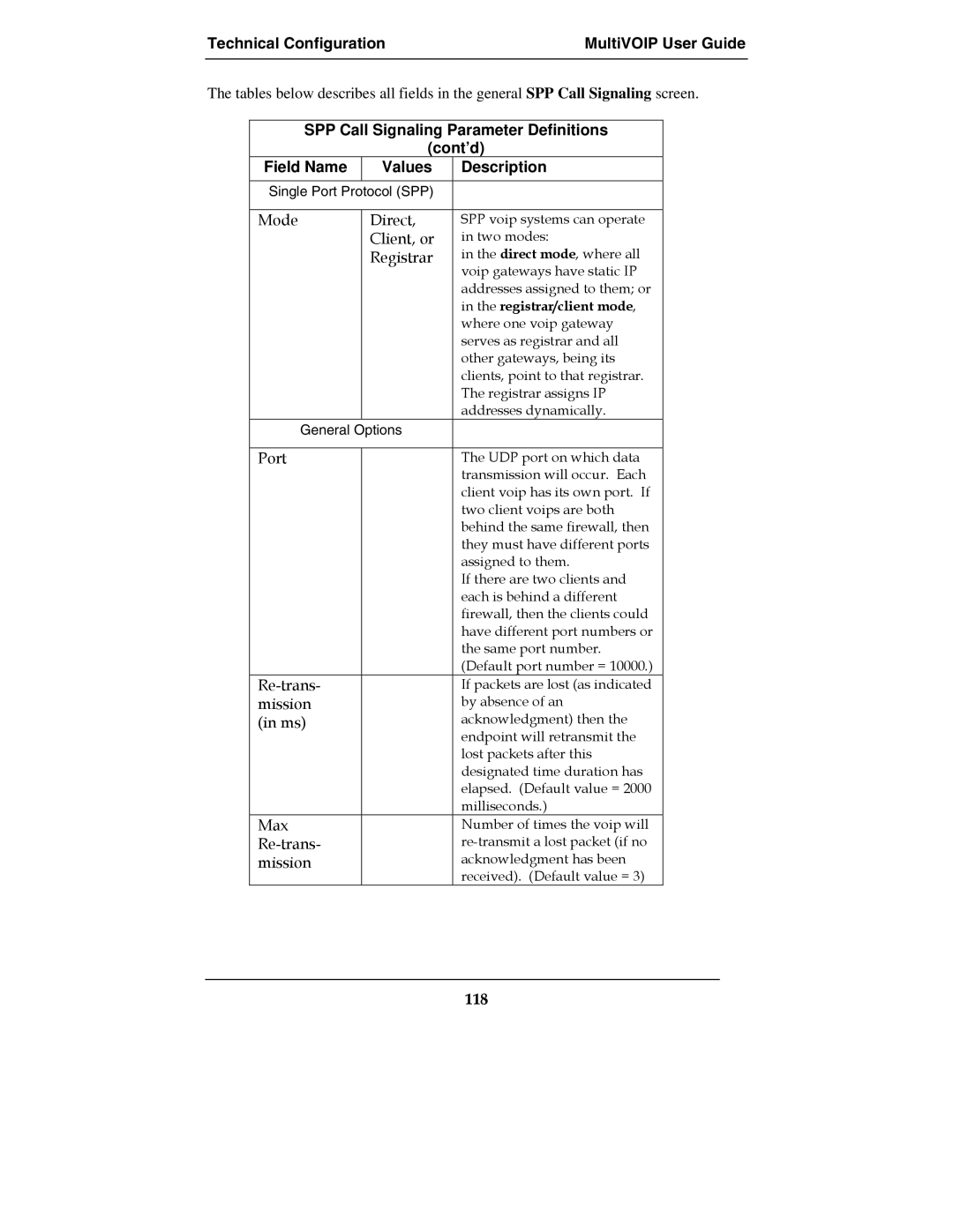 Multi-Tech Systems MVP-2410, MVP-3010, MultiVOIPTM, E1 manual Registrar, 118 