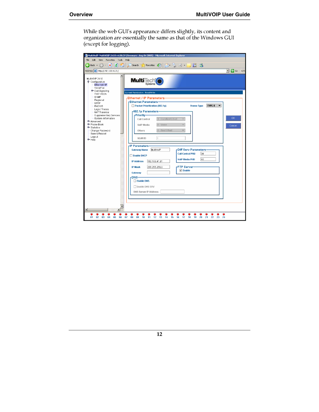 Multi-Tech Systems MultiVOIPTM, MVP-2410, MVP-3010, E1 manual Overview MultiVOIP User Guide 