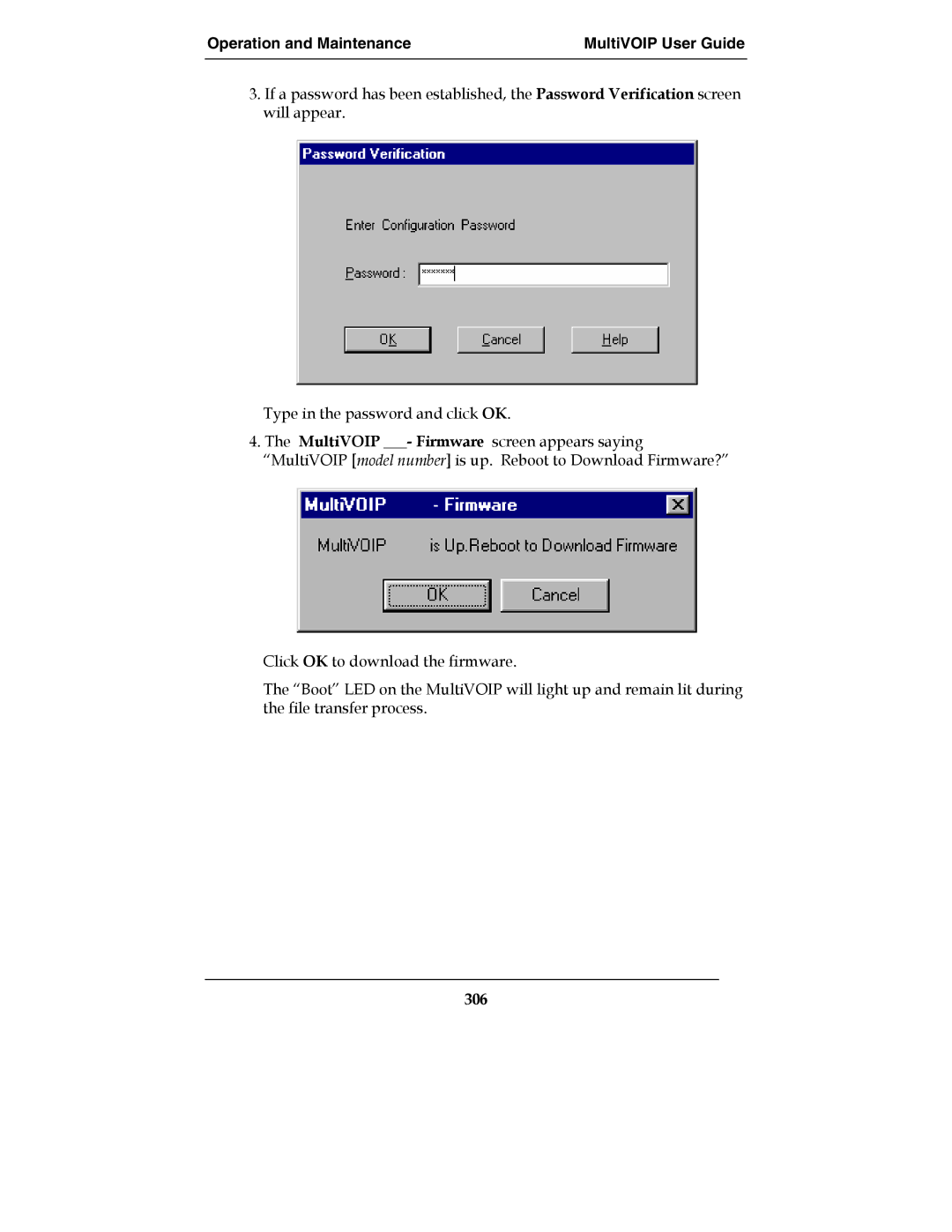 Multi-Tech Systems MultiVOIPTM, MVP-2410, MVP-3010, E1 manual 306 