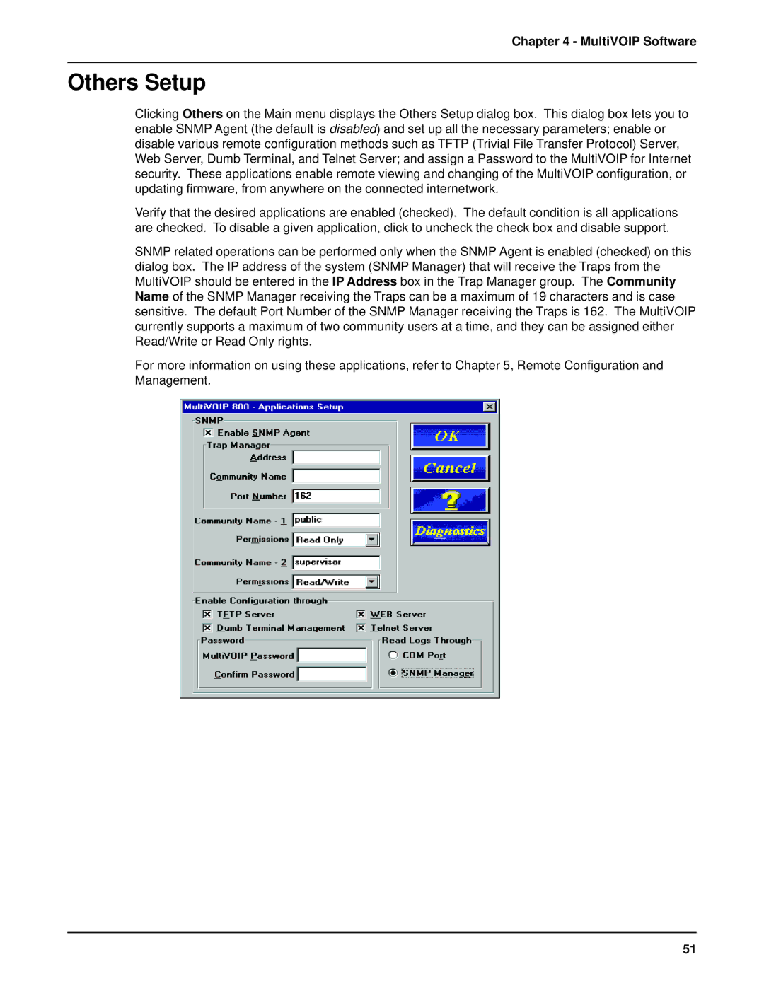 Multi-Tech Systems MVP 800 manual Others Setup 