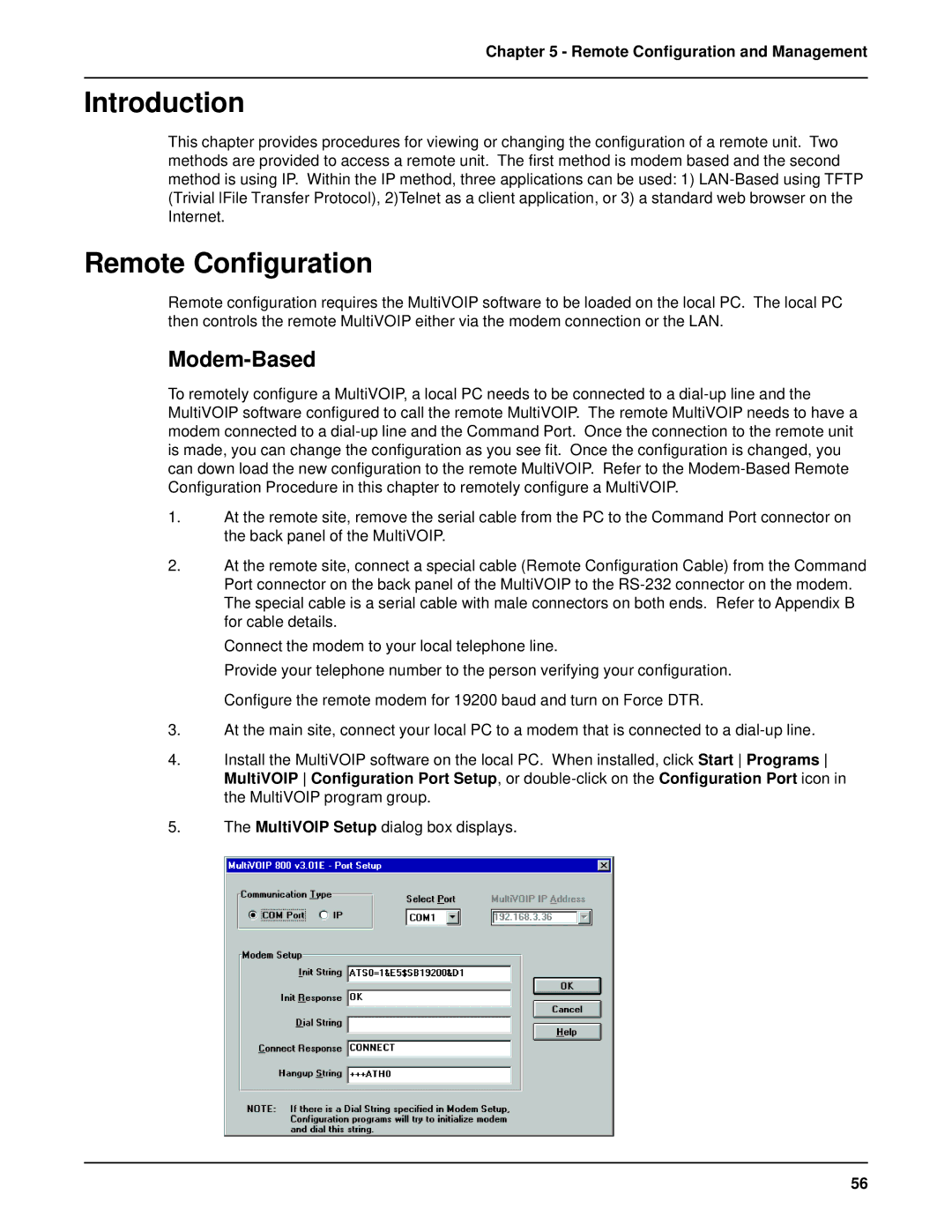 Multi-Tech Systems MVP 800 manual Remote Configuration, Modem-Based 