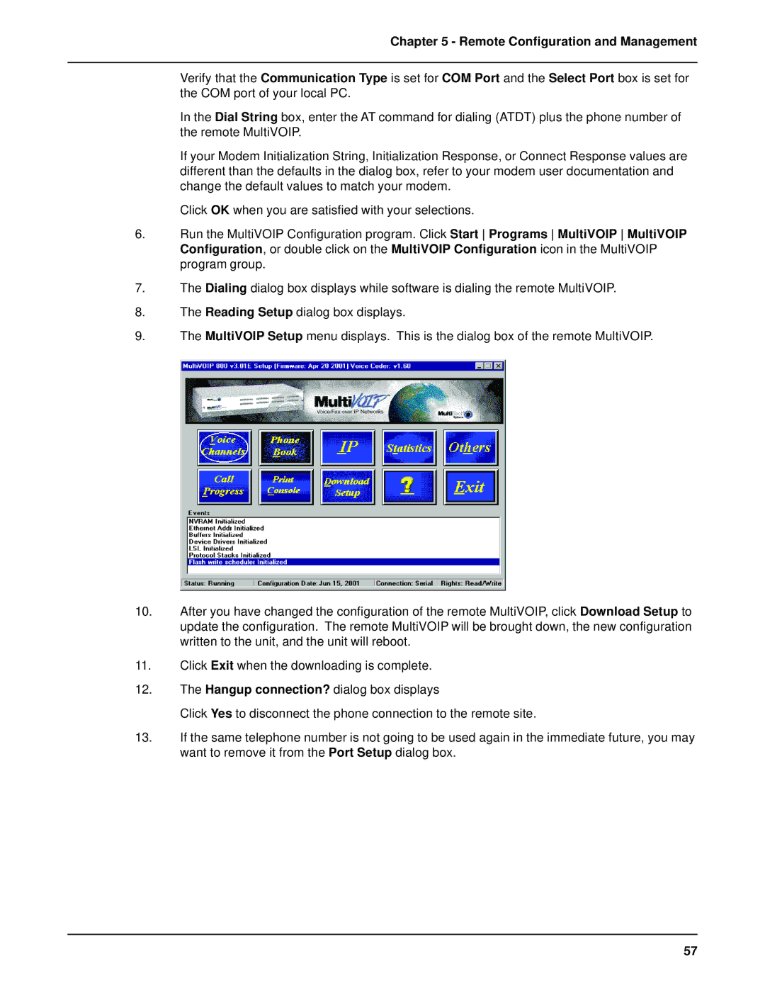 Multi-Tech Systems MVP 800 manual Remote Configuration and Management 