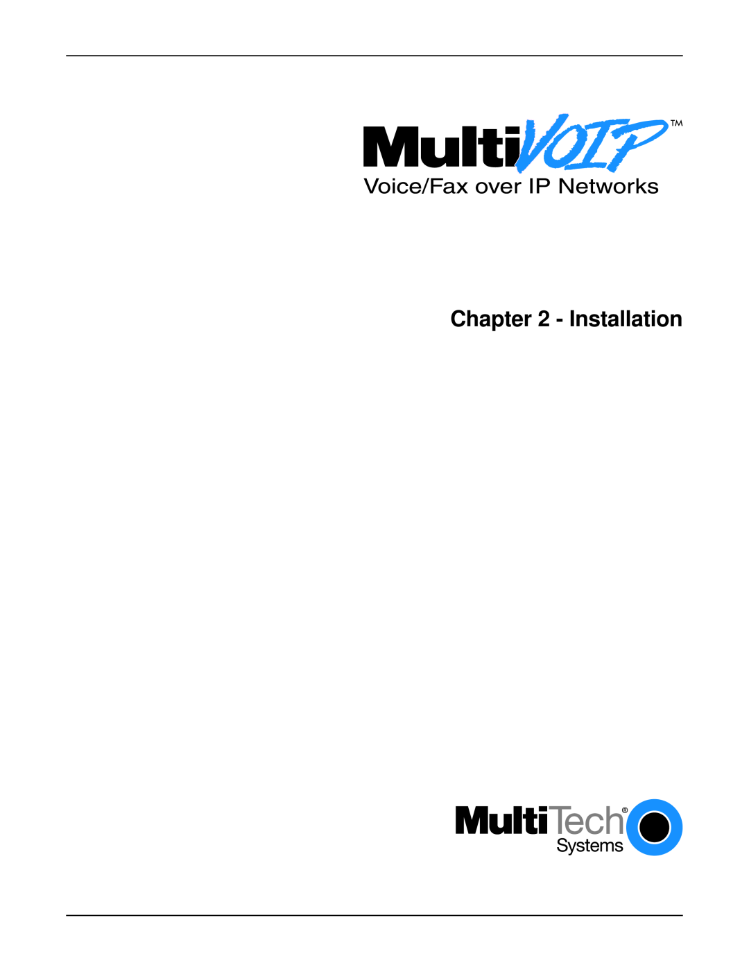 Multi-Tech Systems MVP 800 manual Installation 