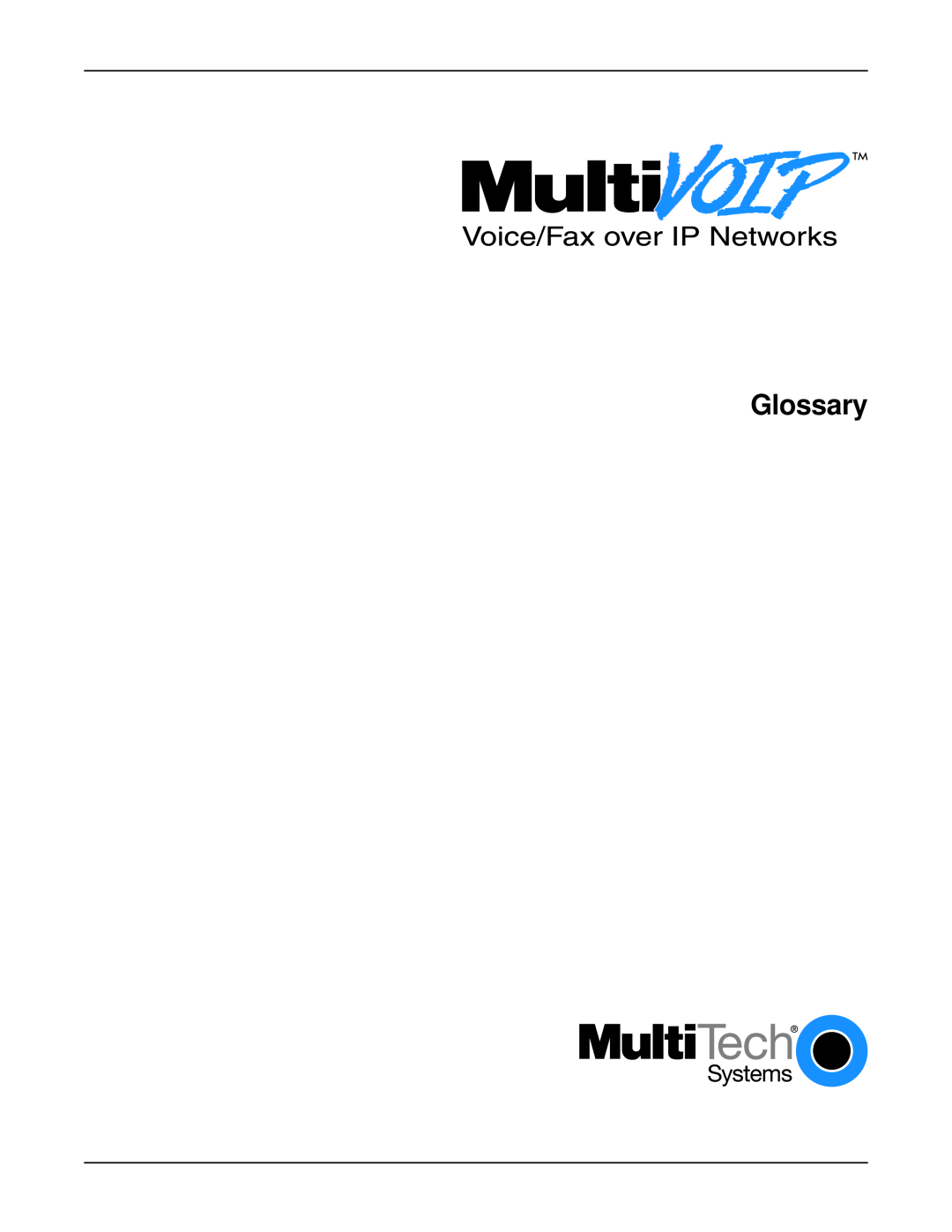 Multi-Tech Systems MVP 800 manual Glossary 