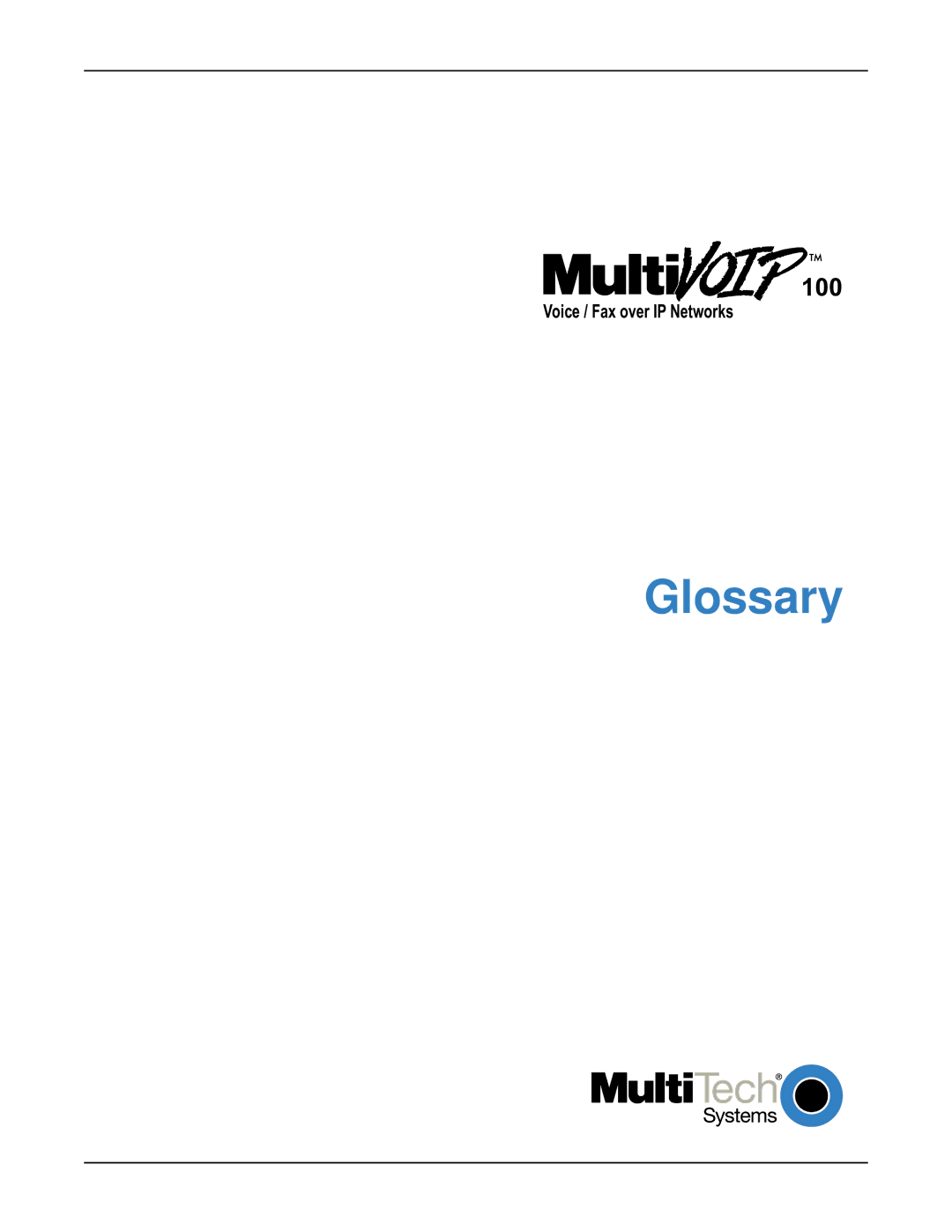 Multi-Tech Systems MVP120 manual Glossary 