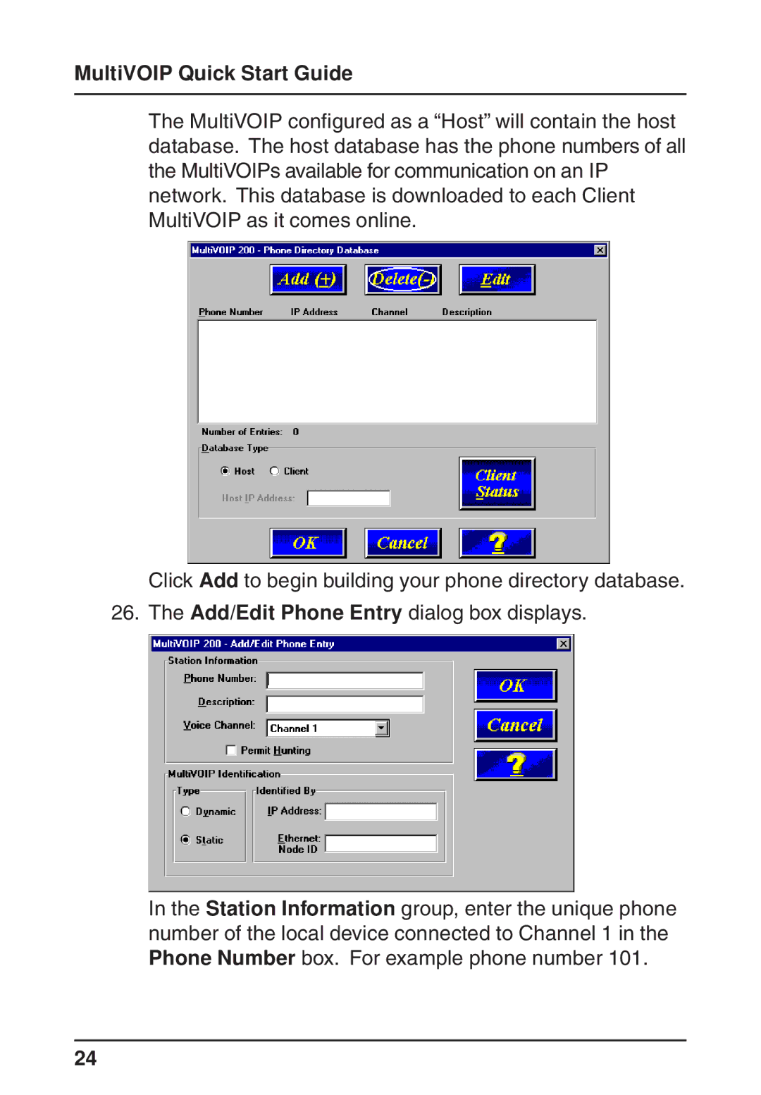 Multi-Tech Systems MVP200 quick start MultiVOIP Quick Start Guide 