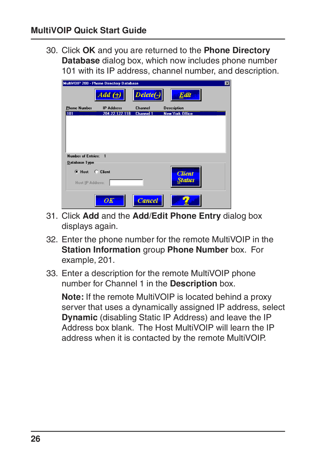 Multi-Tech Systems MVP200 quick start MultiVOIP Quick Start Guide 