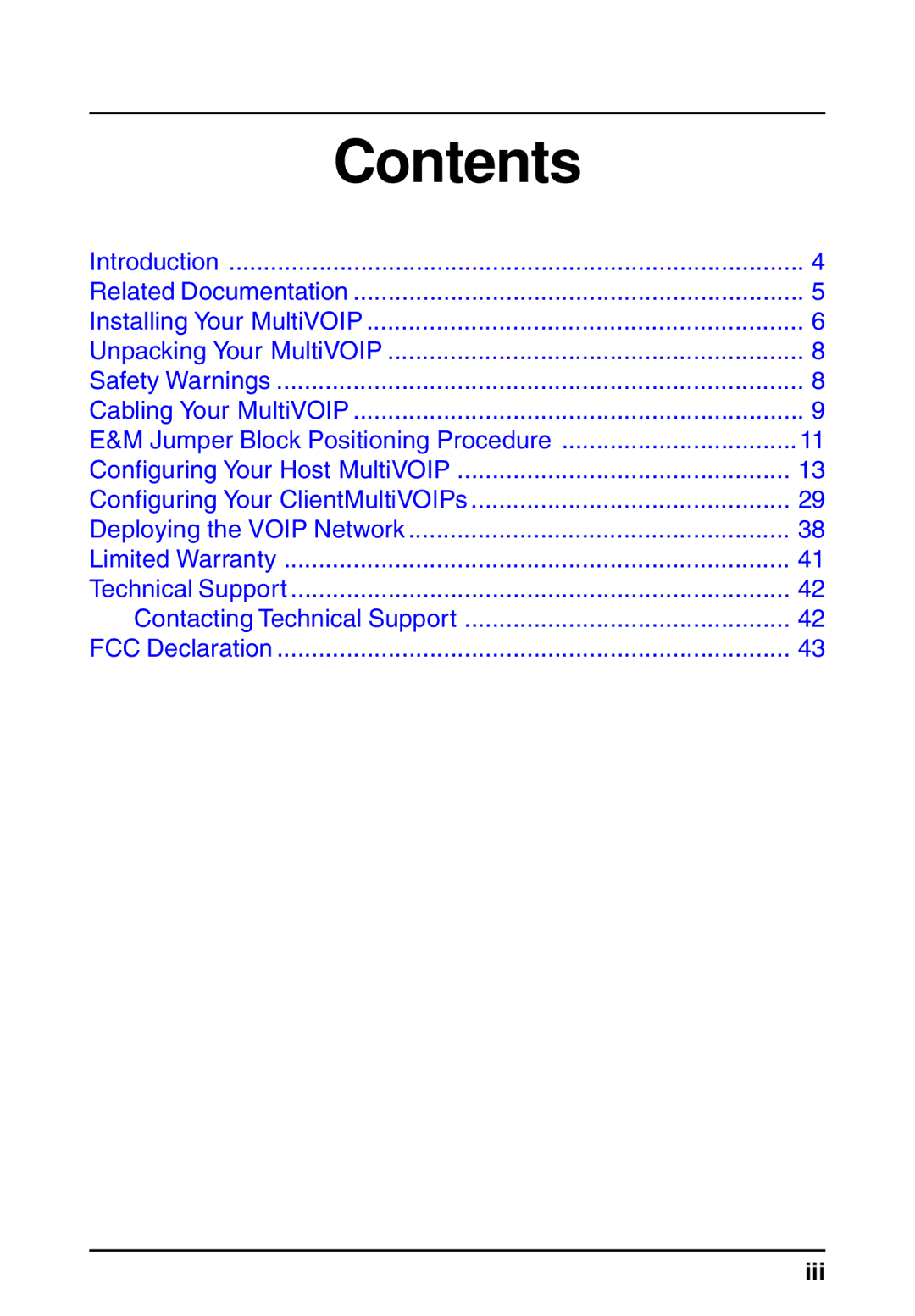 Multi-Tech Systems MVP200 quick start Contents 