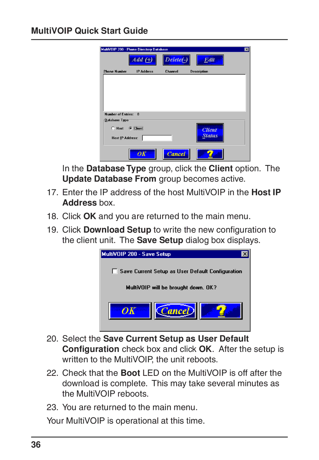 Multi-Tech Systems MVP200 quick start MultiVOIP Quick Start Guide 