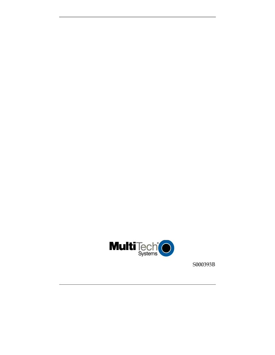 Multi-Tech Systems MVP210-SS manual S000393B 