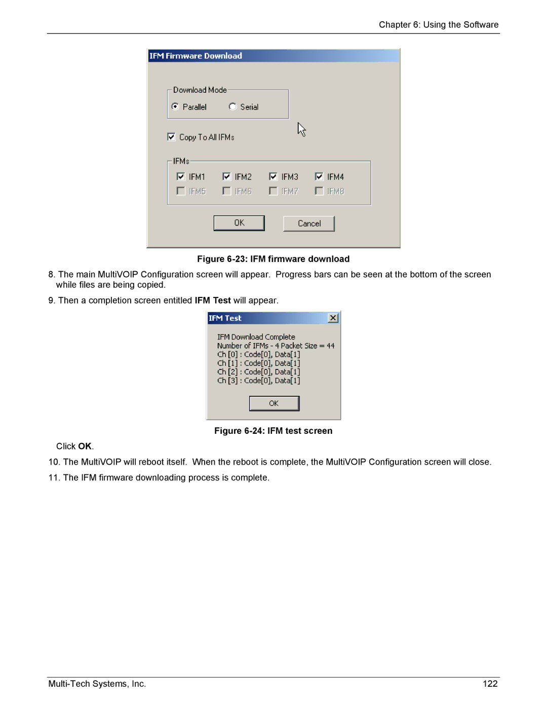 Multi-Tech Systems MVP210/410/810-FX, MVP210/410/810-SS manual IFM firmware download 