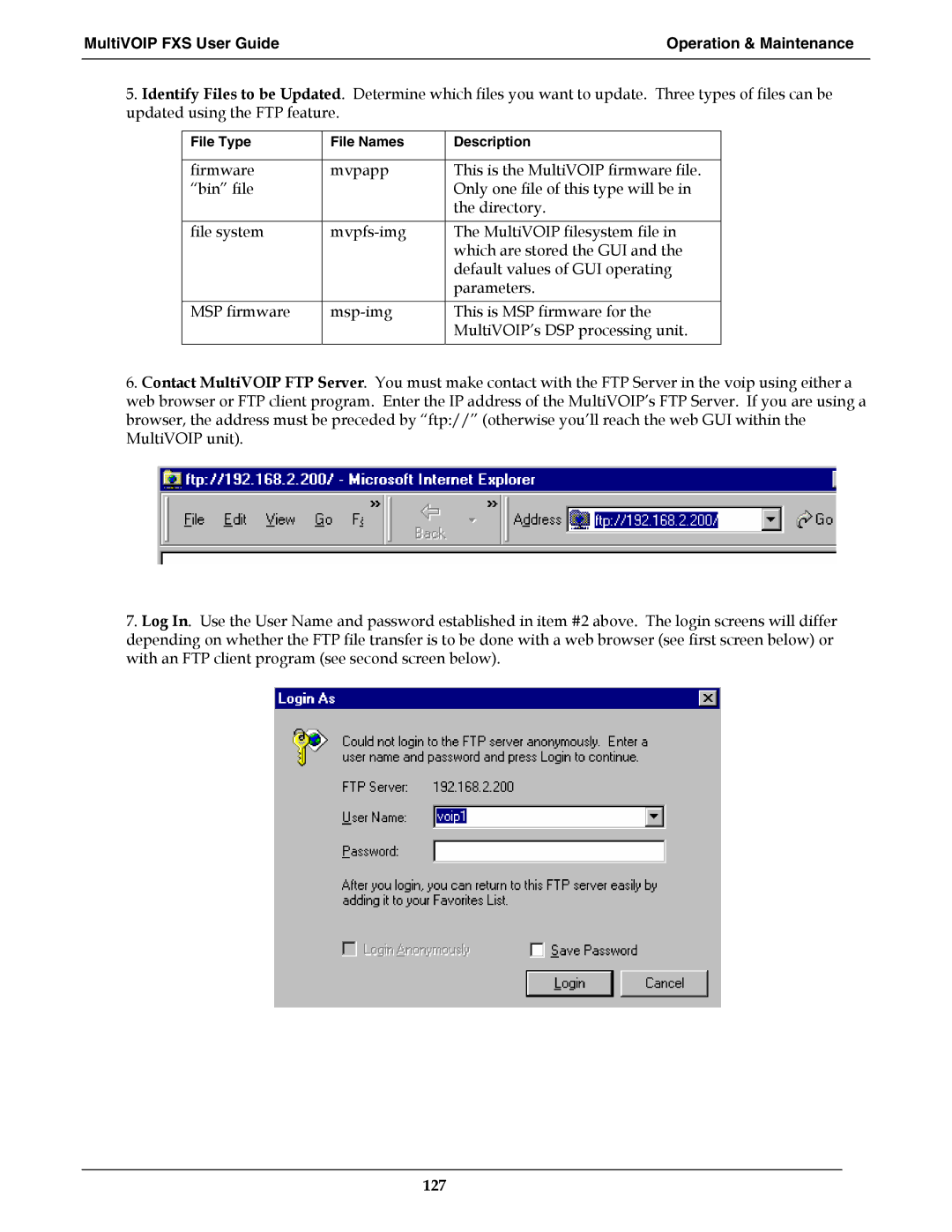 Multi-Tech Systems MVPFXS-24, MVPFXS-8, MVPFXS-16 manual 127 