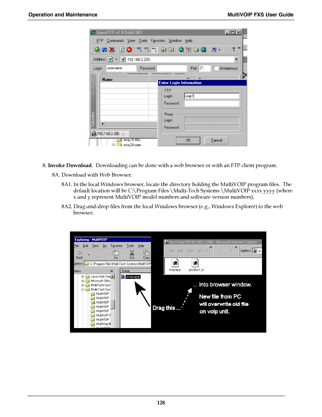 Multi-Tech Systems MVPFXS-16, MVPFXS-8, MVPFXS-24 manual 128 