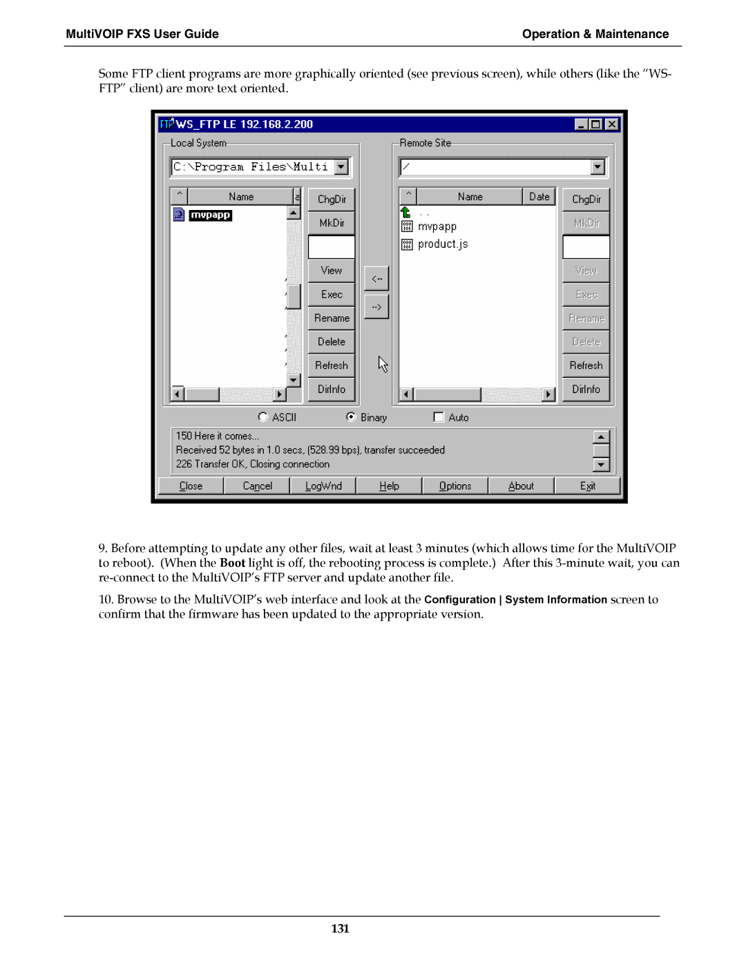 Multi-Tech Systems MVPFXS-16, MVPFXS-8, MVPFXS-24 manual 131 