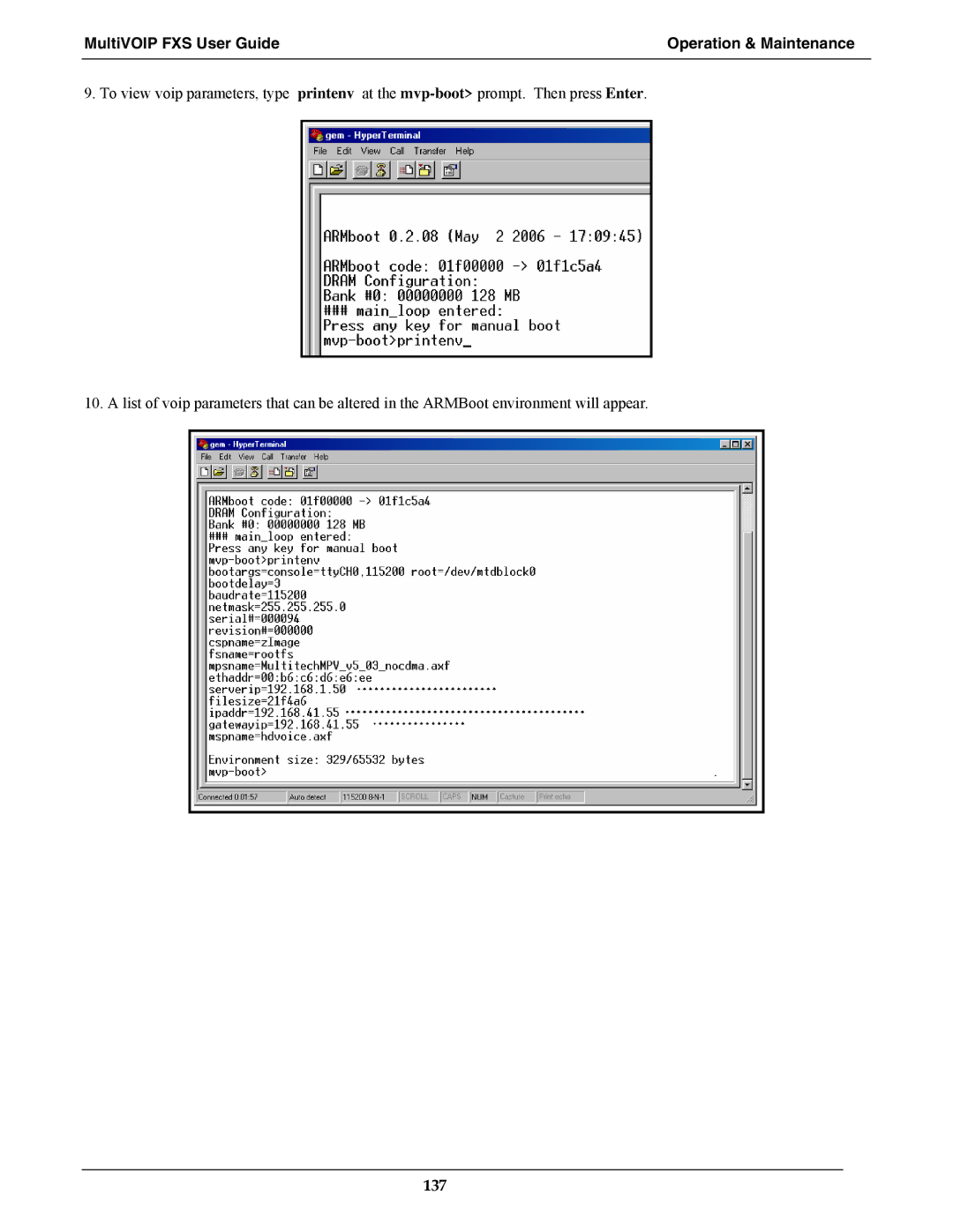 Multi-Tech Systems MVPFXS-16, MVPFXS-8, MVPFXS-24 manual 137 