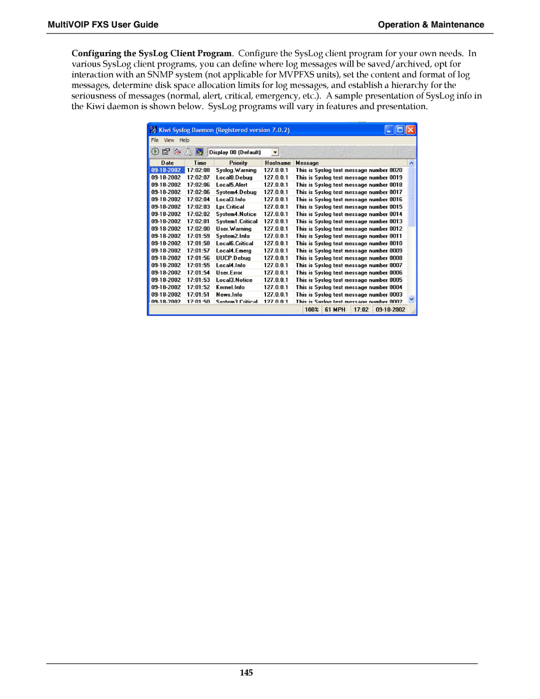 Multi-Tech Systems MVPFXS-24, MVPFXS-8, MVPFXS-16 manual 145 