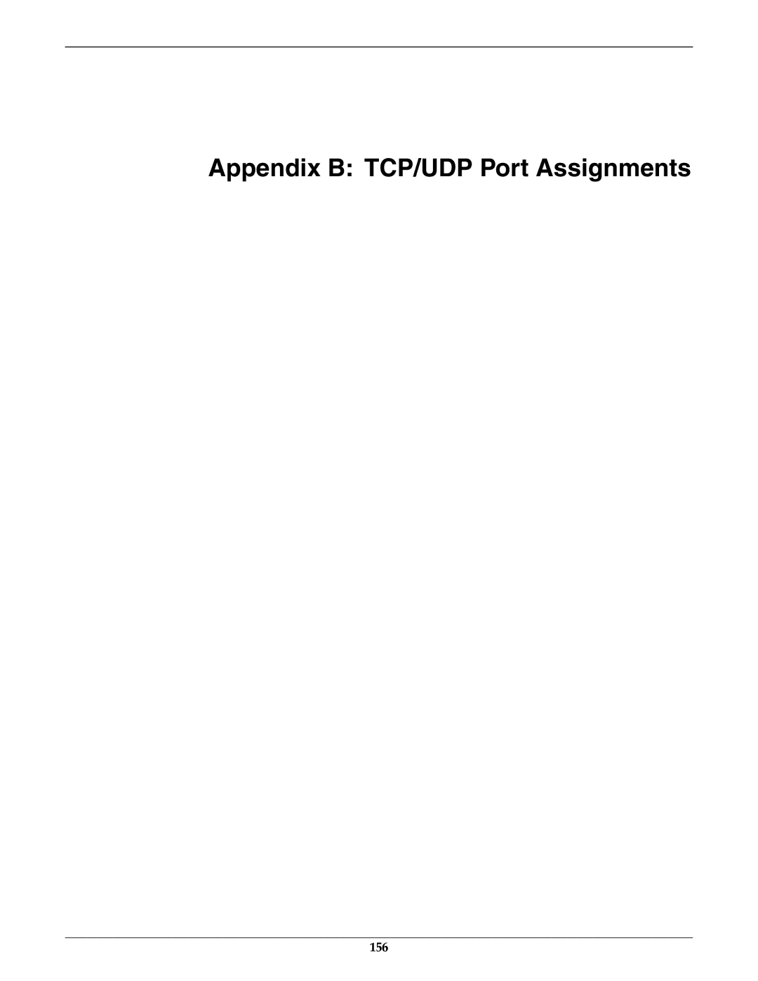 Multi-Tech Systems MVPFXS-8, MVPFXS-24, MVPFXS-16 manual Appendix B TCP/UDP Port Assignments 