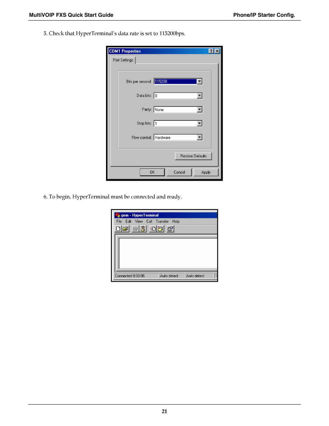 Multi-Tech Systems MVPFXS-8, MVPFXS-24, MVPFXS-16 manual MultiVOIP FXS Quick Start Guide Phone/IP Starter Config 