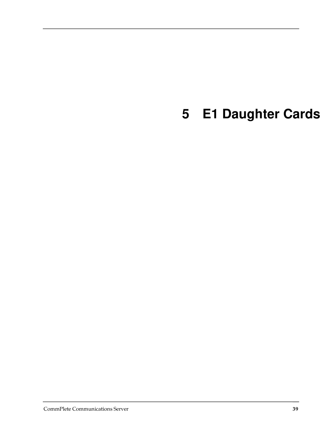 Multi-Tech Systems RAS96 manual E1 Daughter Cards 