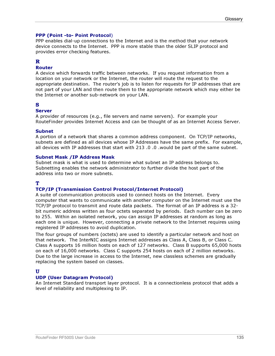 Multi-Tech Systems RF500S manual PPP Point -to- Point Protocol 