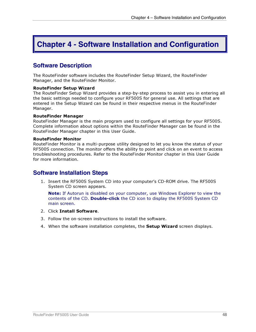 Multi-Tech Systems RF500S manual Software Installation and Configuration, Software Description 