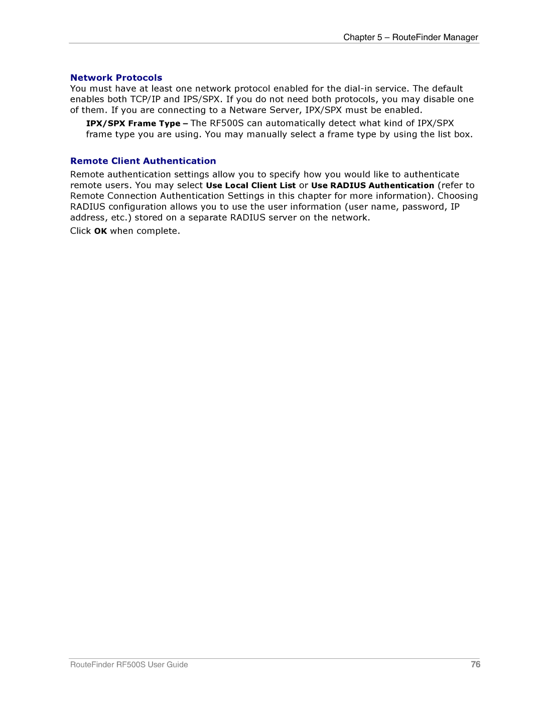 Multi-Tech Systems RF500S manual Network Protocols 