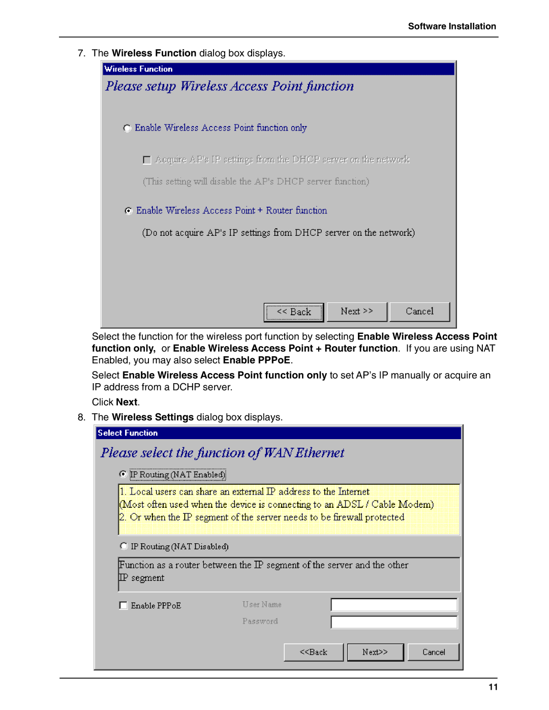 Multi-Tech Systems RF802EW quick start Software Installation 