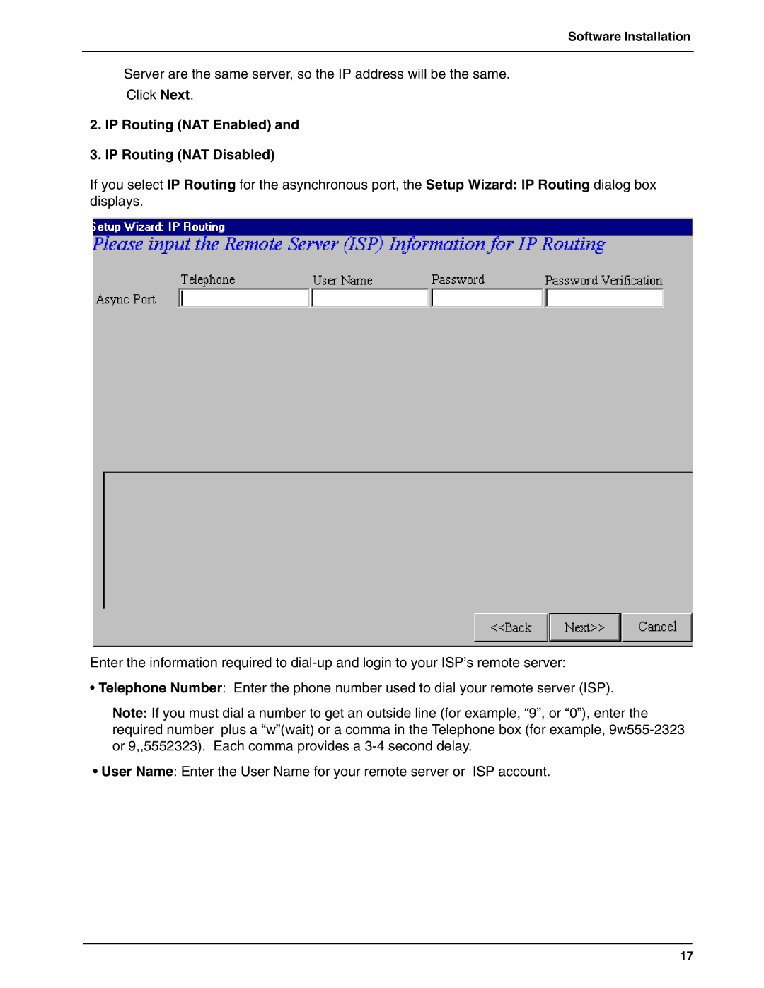 Multi-Tech Systems RF802EW quick start IP Routing NAT Enabled IP Routing NAT Disabled 