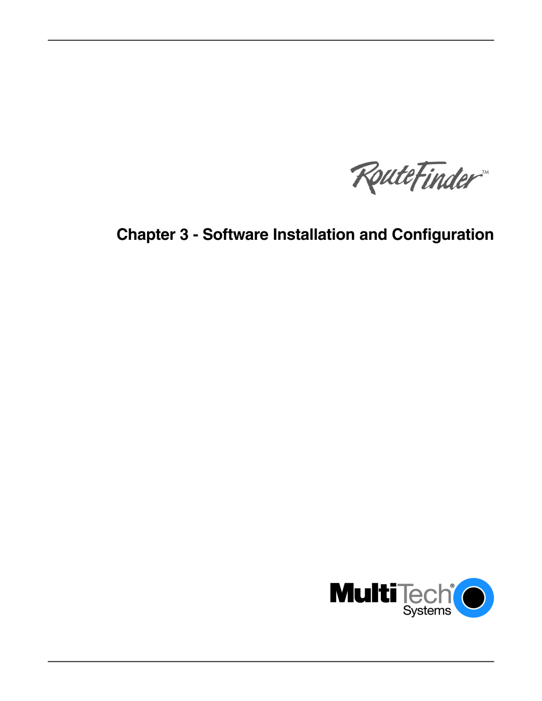 Multi-Tech Systems RF802EW manual Software Installation and Configuration 