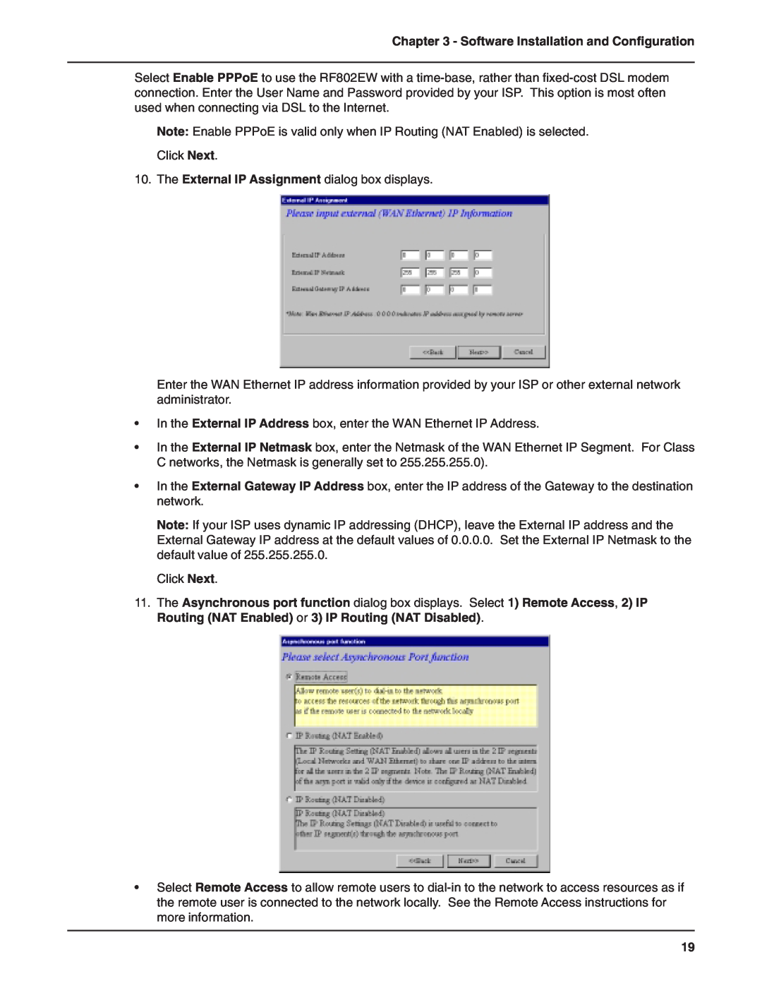 Multi-Tech Systems RF802EW manual Software Installation and Configuration 