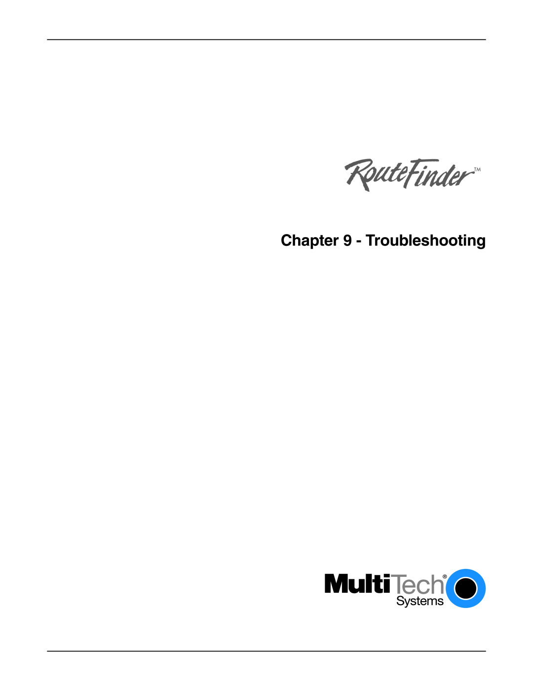 Multi-Tech Systems RF802EW manual Troubleshooting 