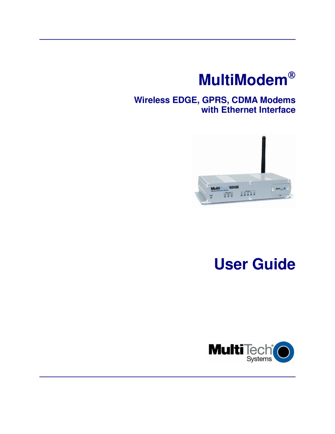 Multi-Tech Systems RJ-45, RJ-9 manual MultiModem→ 