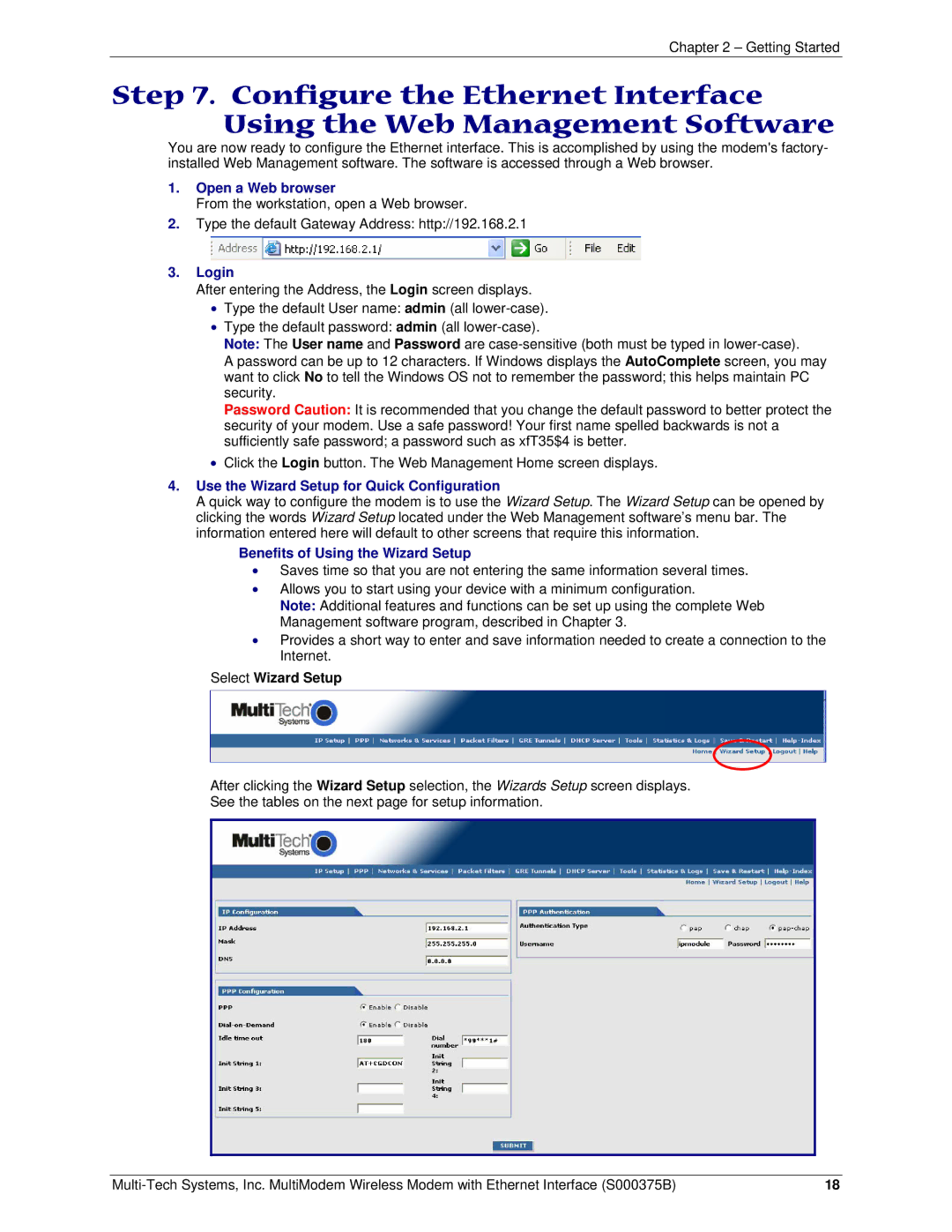 Multi-Tech Systems RJ-9, RJ-45 manual Use the Wizard Setup for Quick Configuration, Benefits of Using the Wizard Setup 