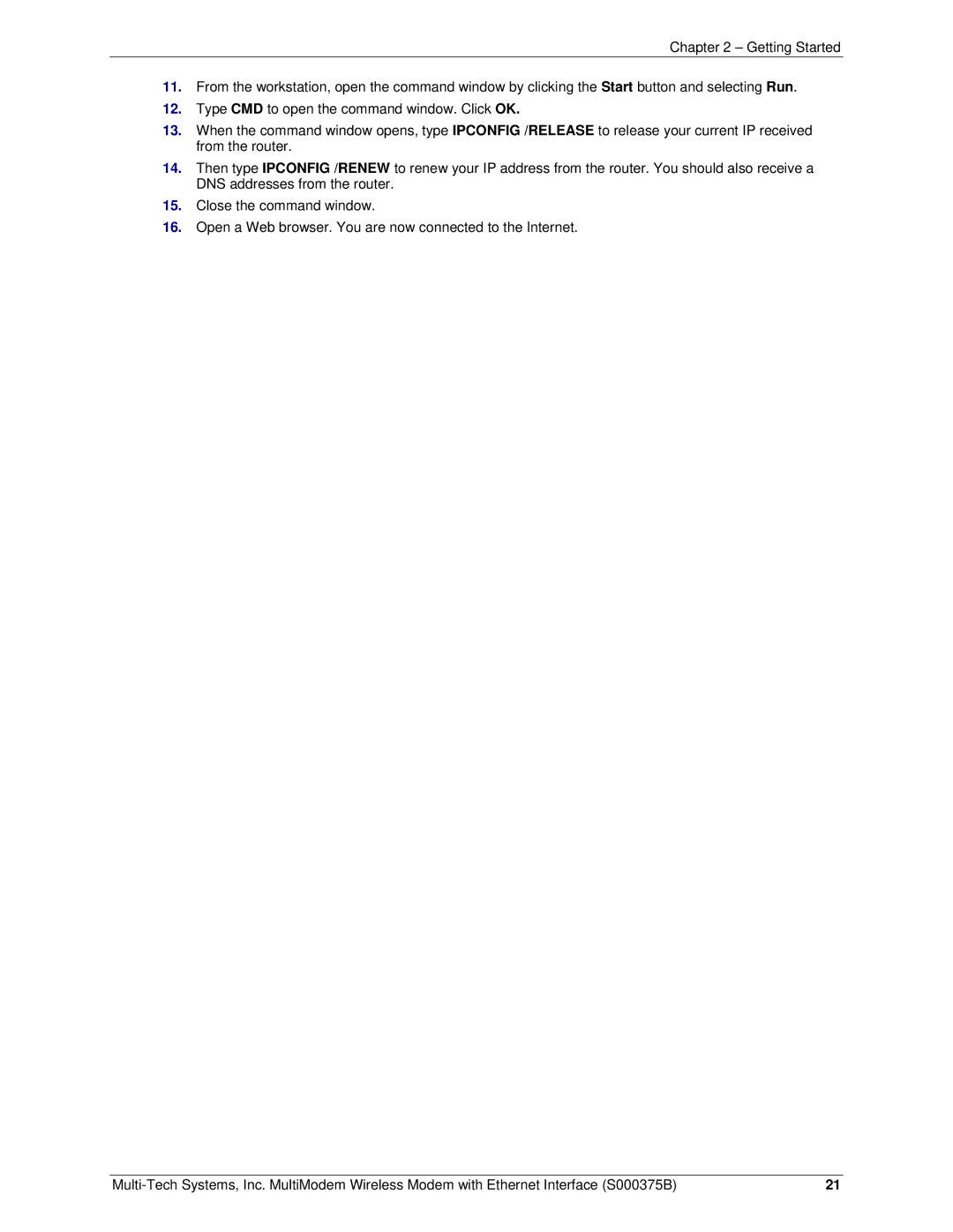 Multi-Tech Systems RJ-45, RJ-9 manual 