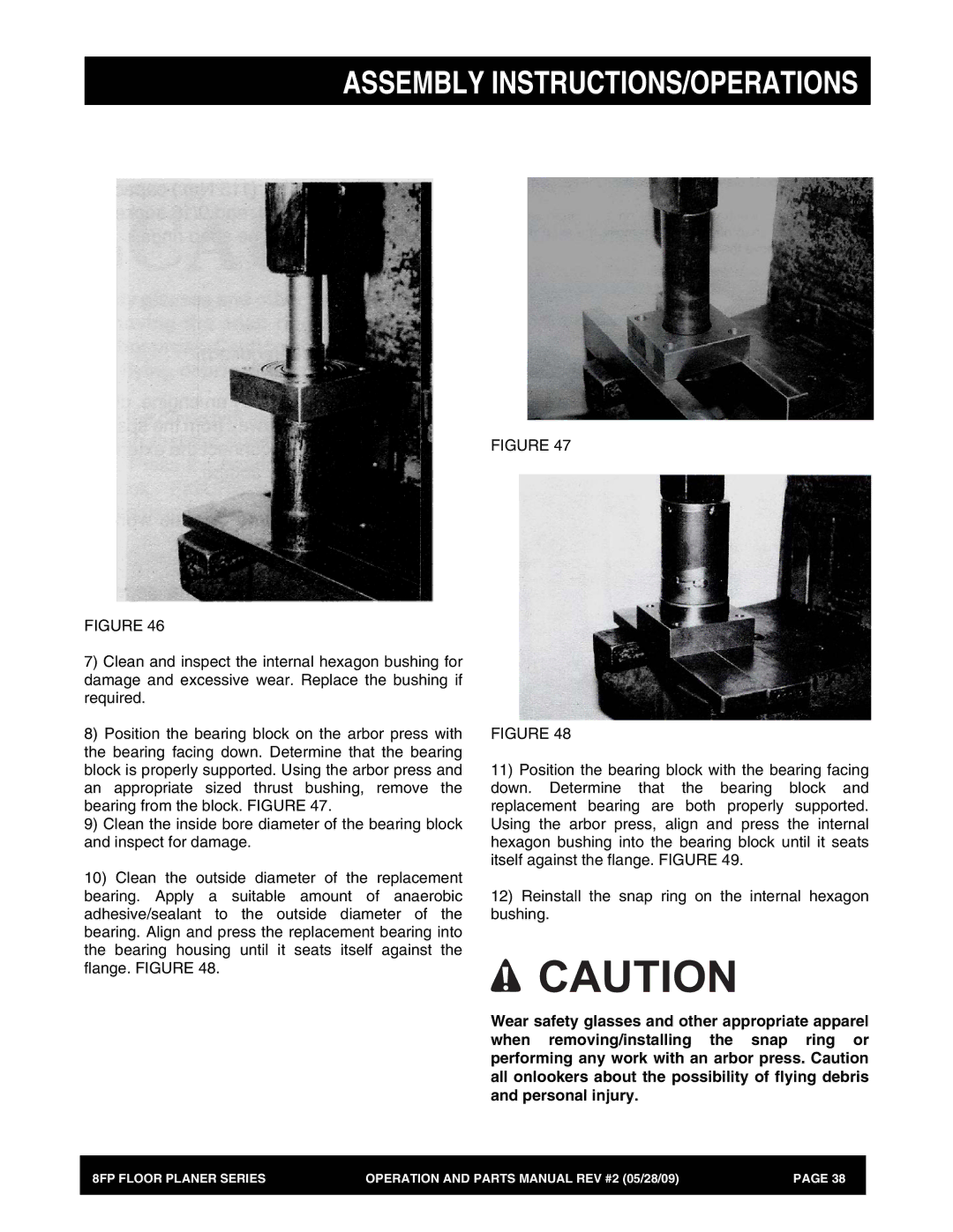 Multiquip 8FP Series manual Assembly INSTRUCTIONS/OPERATIONS 