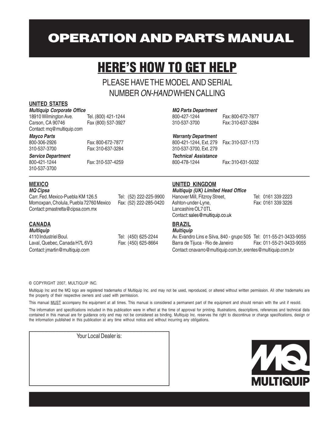 Multiquip BP-25H CE manual HERE’S HOW to GET Help 