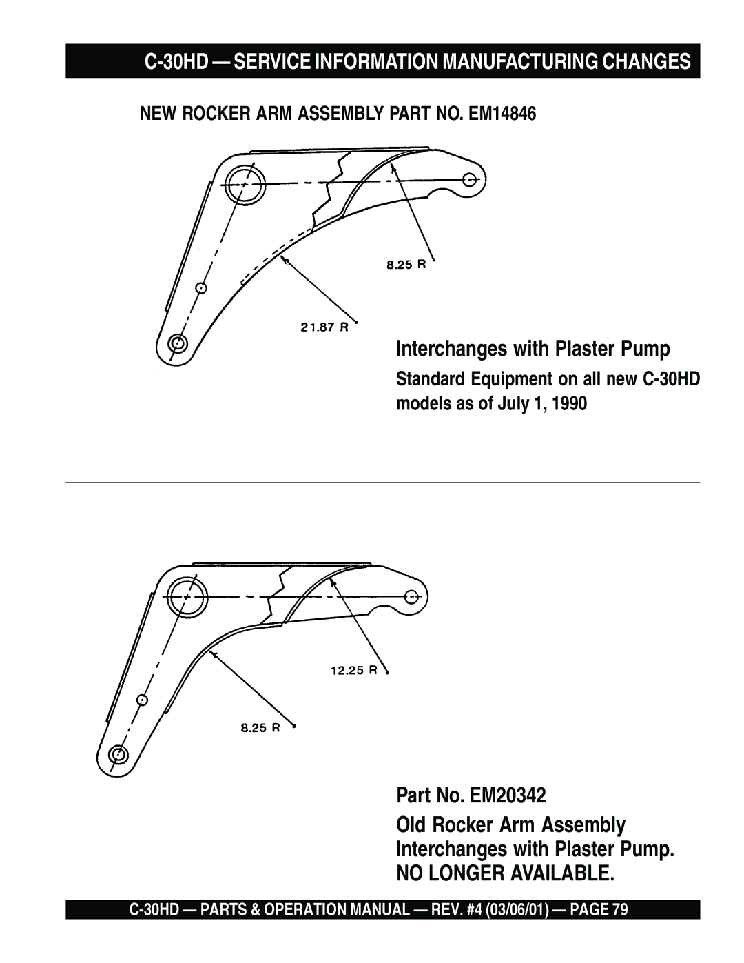 Multiquip C-30HD operation manual No Longer Available 